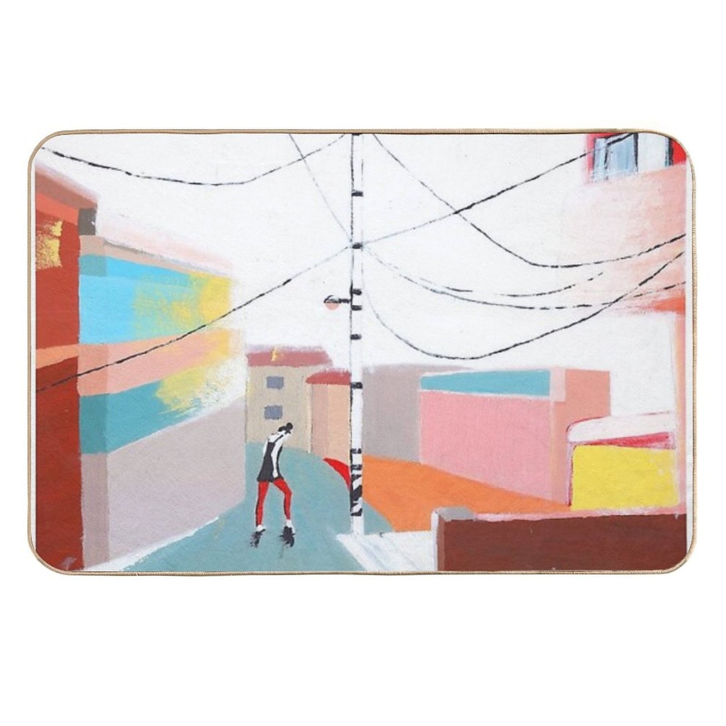 Dancing in The Street Absorbent Bath Mat