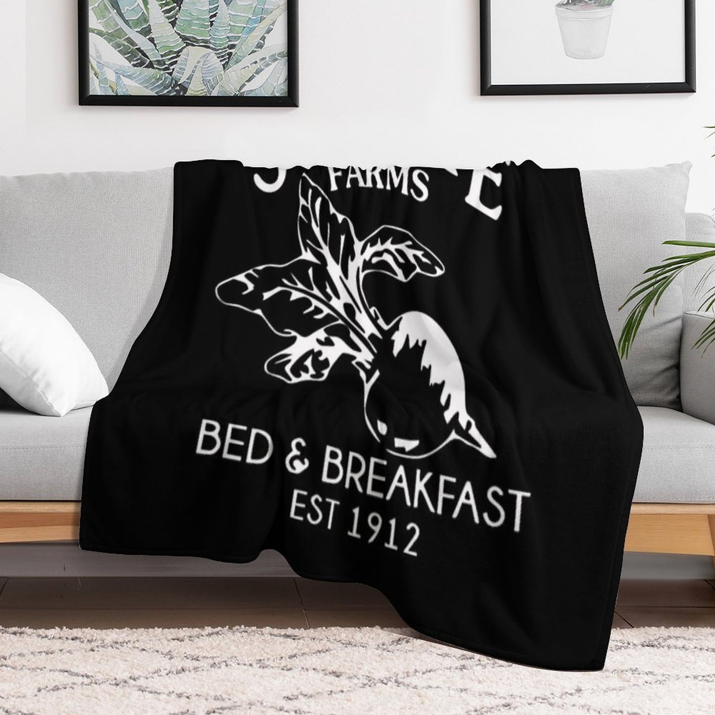 Schrute Farms Bed And Breakfast Machine-washable Throw Blanket