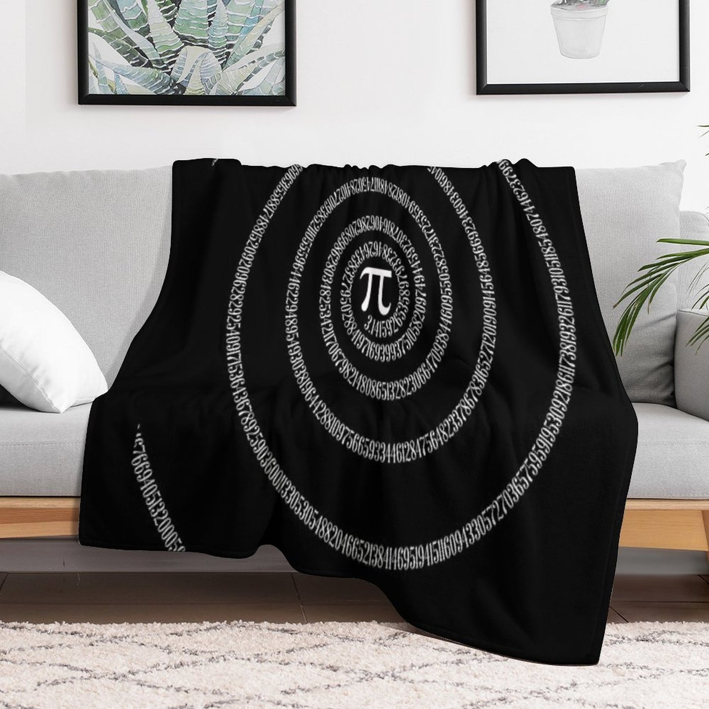 A S Pi Ral ... Easy Care Throw Blanket