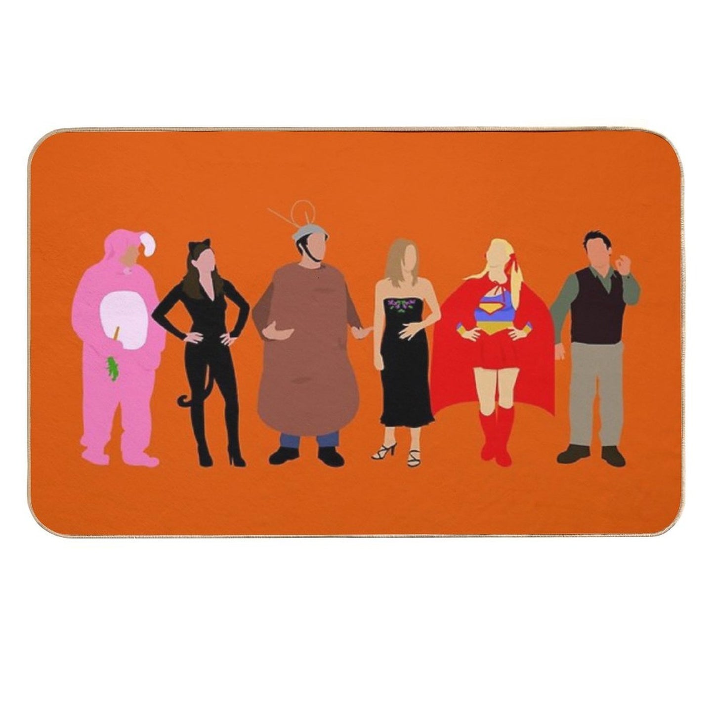 The One With Halloween Costumes Multi-Purpose Bath Mat