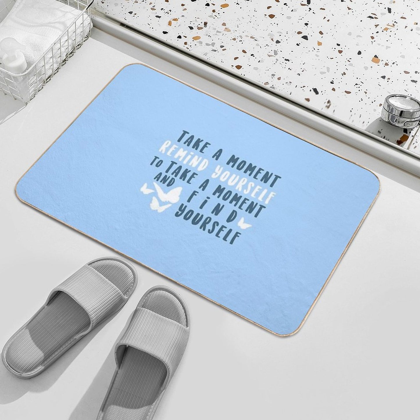 Take A Moment to Find Yourself Toxin-Free Bath Mat