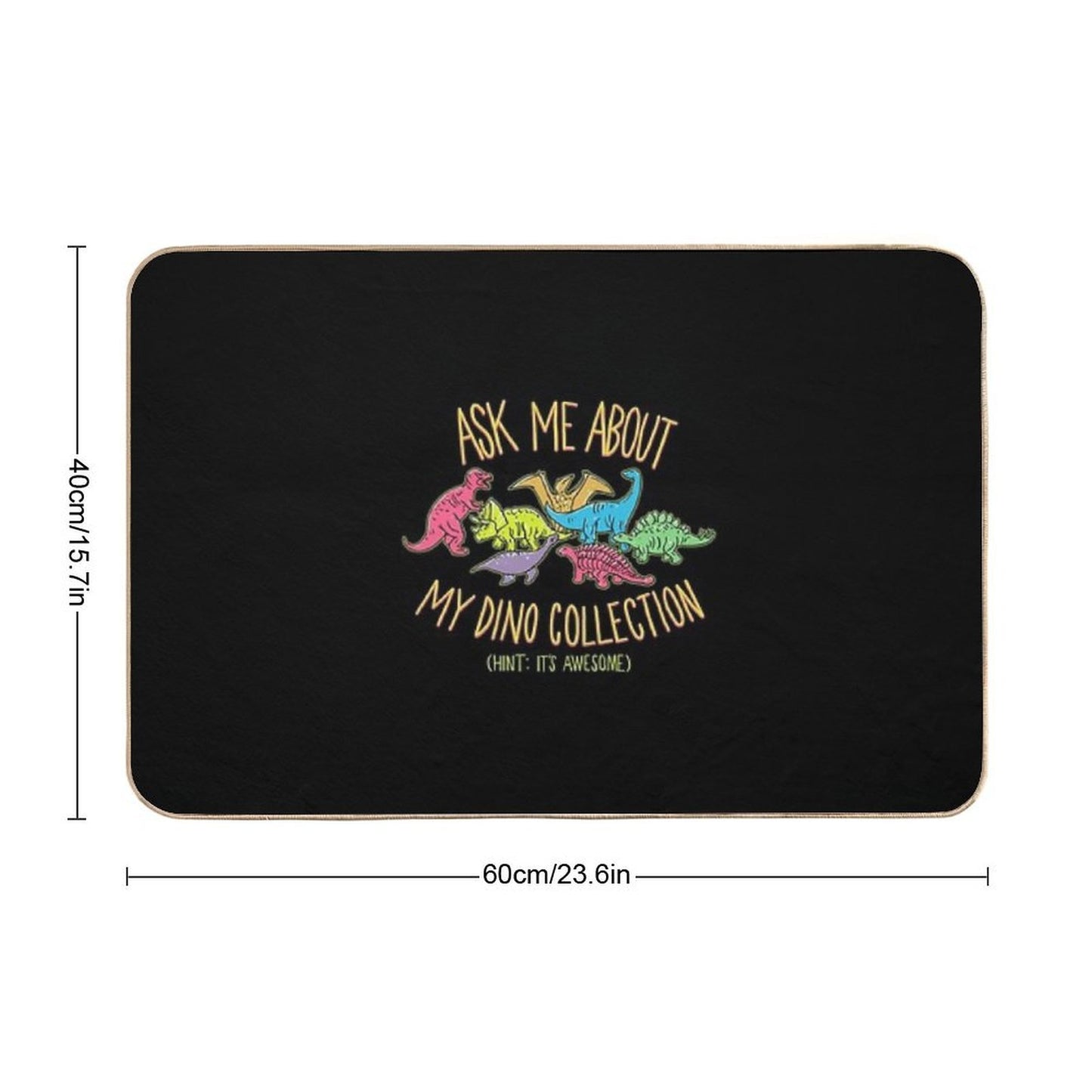 Dino Collection Toxin-Free Bath Mat