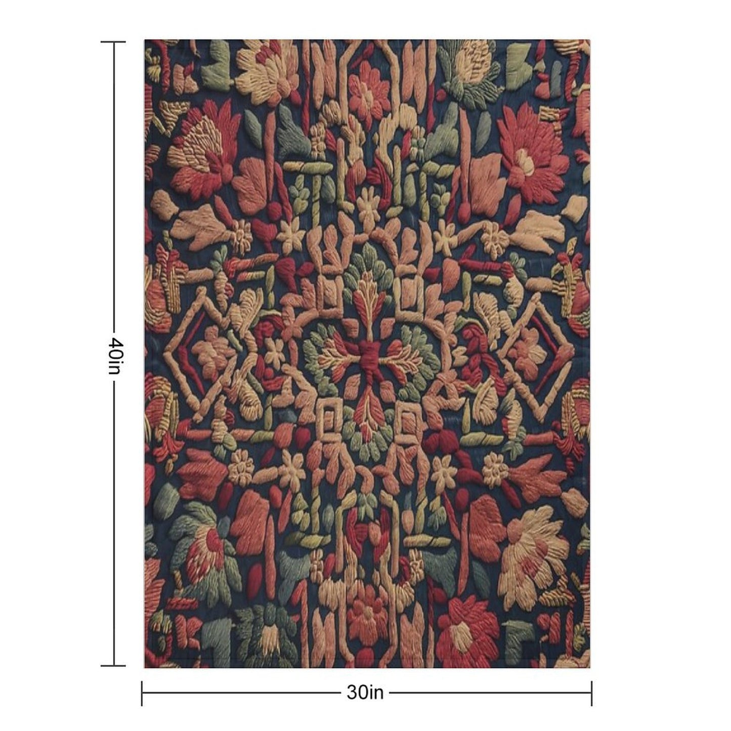 Weird Pattern Travel-friendly Throw Blanket