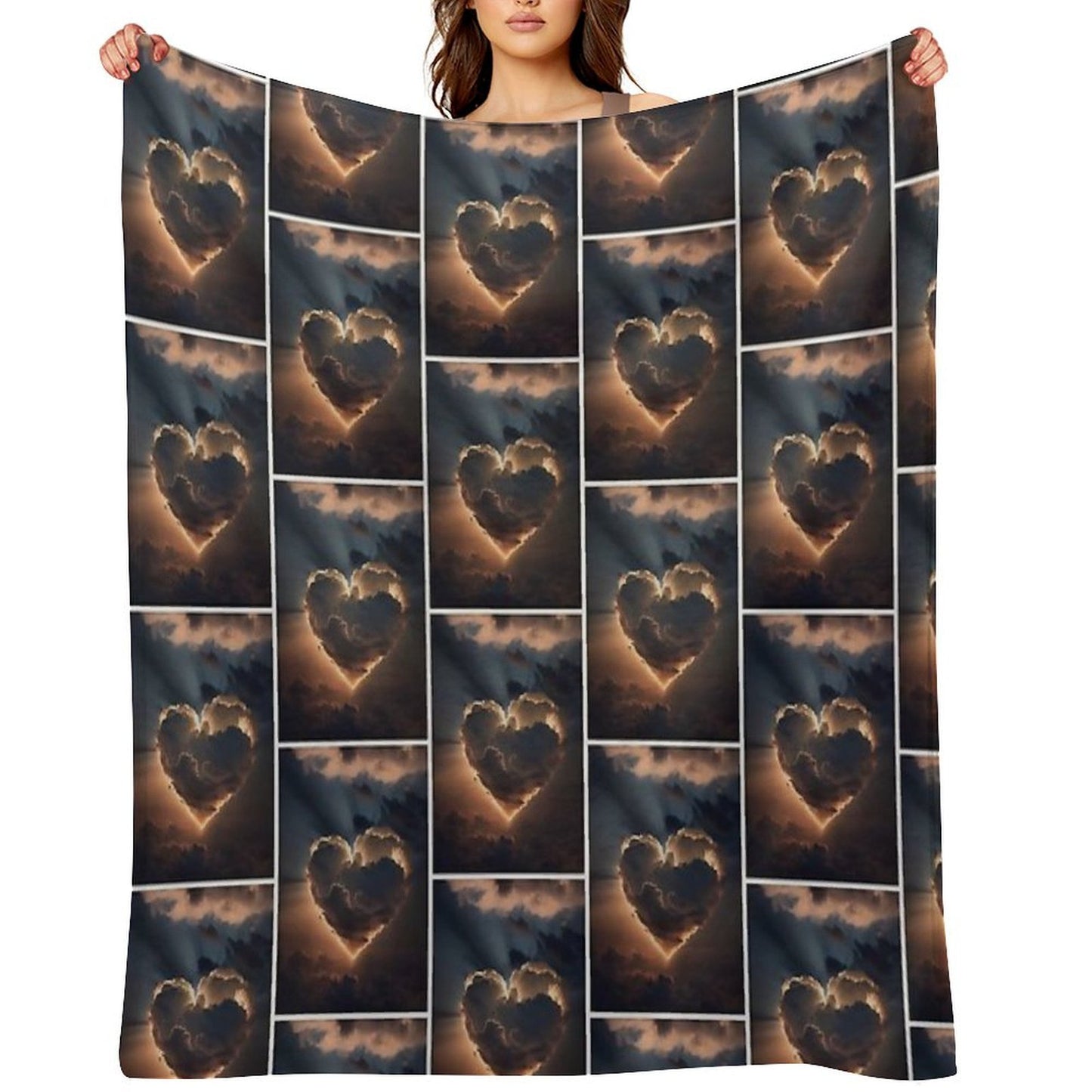 Love Cloud Style 1 Plush Throw Blanket