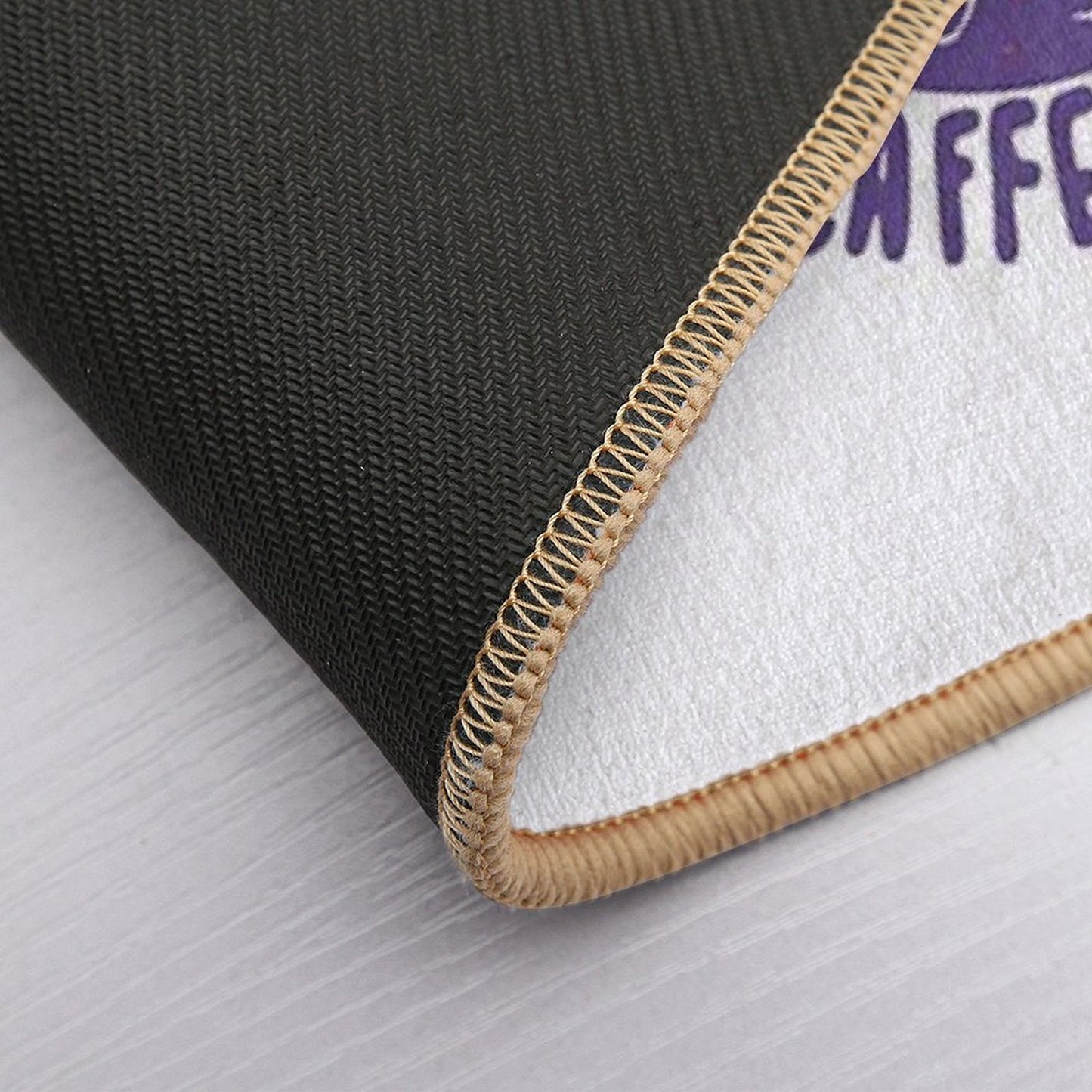 Dead Inside But Caffeinated Odorless Bath Mat