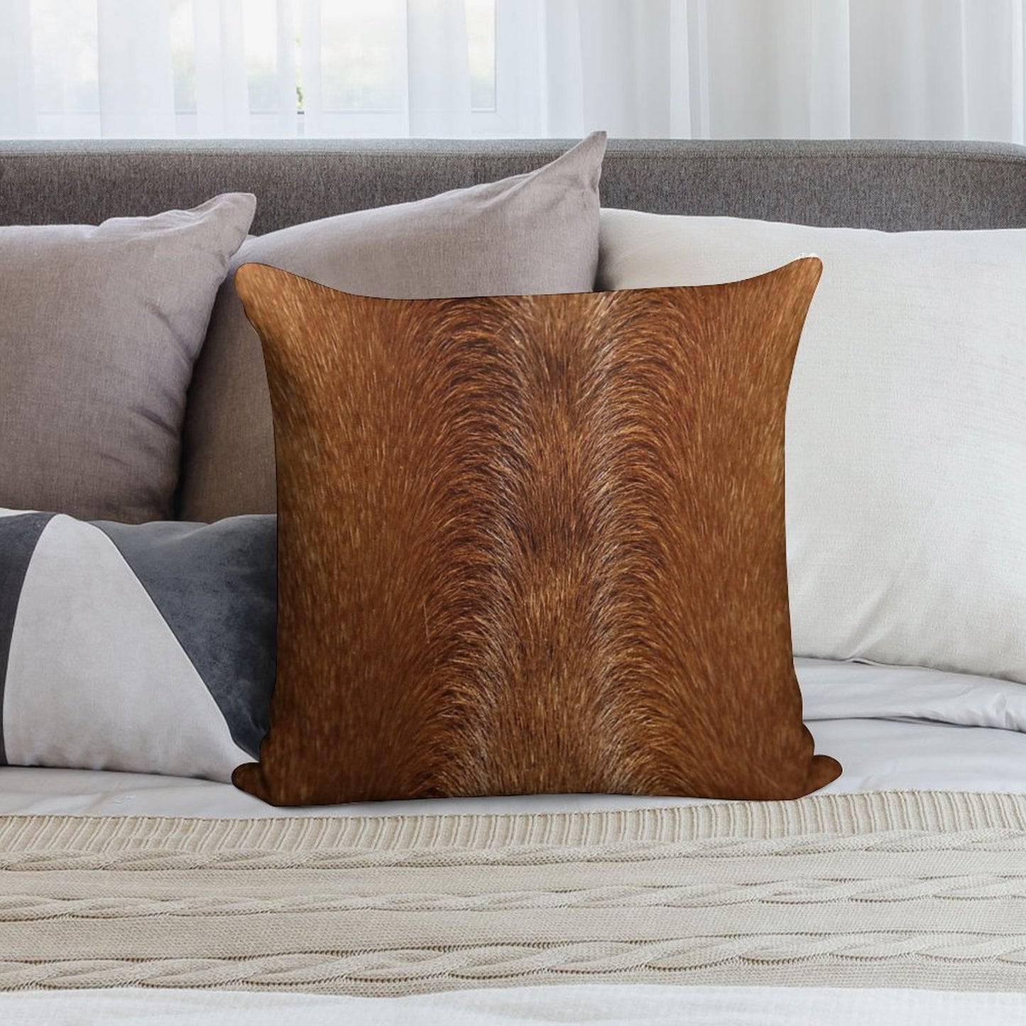 Ridgeback Soft Shrink-Resistant Throw Pillow