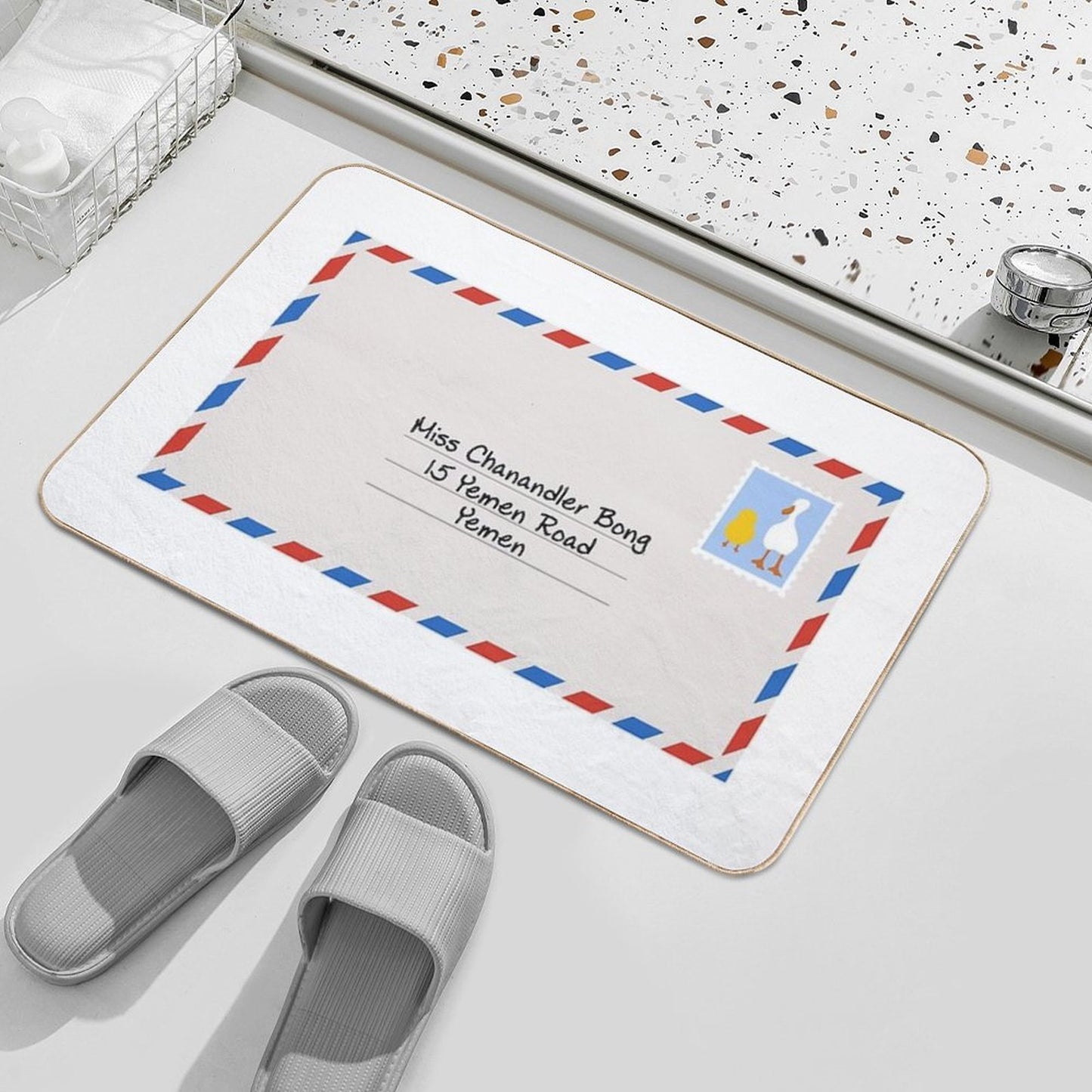 Miss Chanandler Bong Pet-Safe Bath Mat