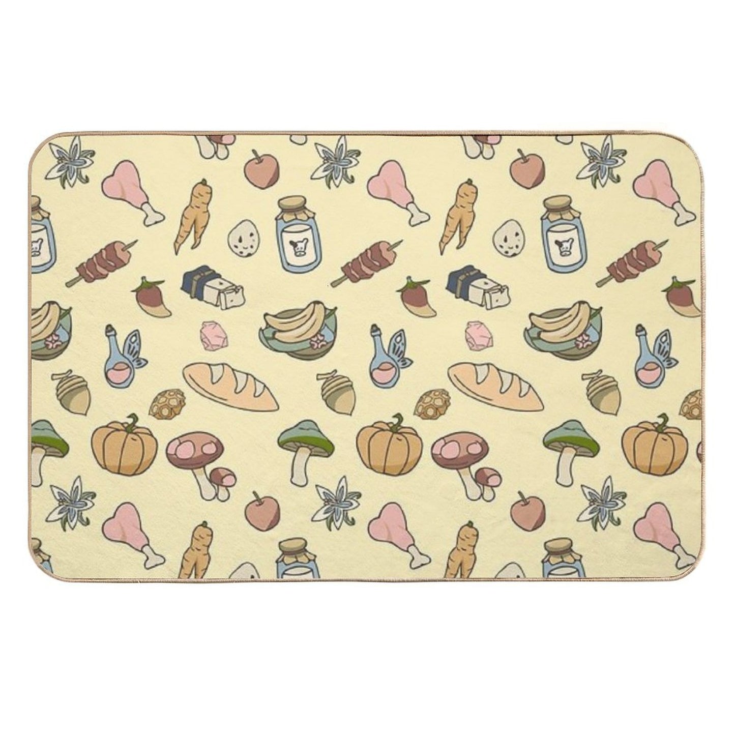 Hylian Wilderchef (Yellow Ver.) Easy Maintenance Bath Mat