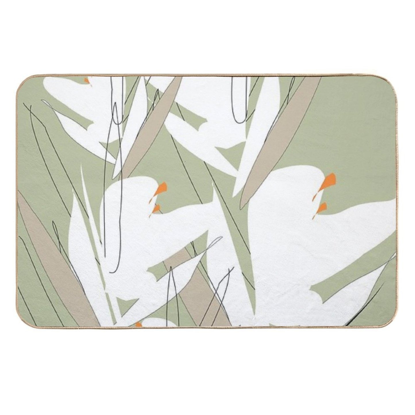 Spring Easy To Clean Bath Mat