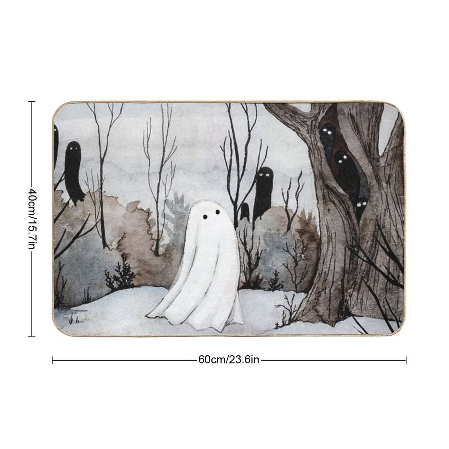 The Wild Wood Fade-Resistant Bath Mat