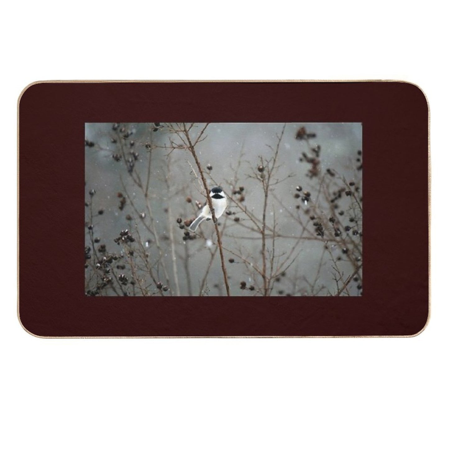 Chilly Chick-a-Dee Eco-Friendly Bath Mat