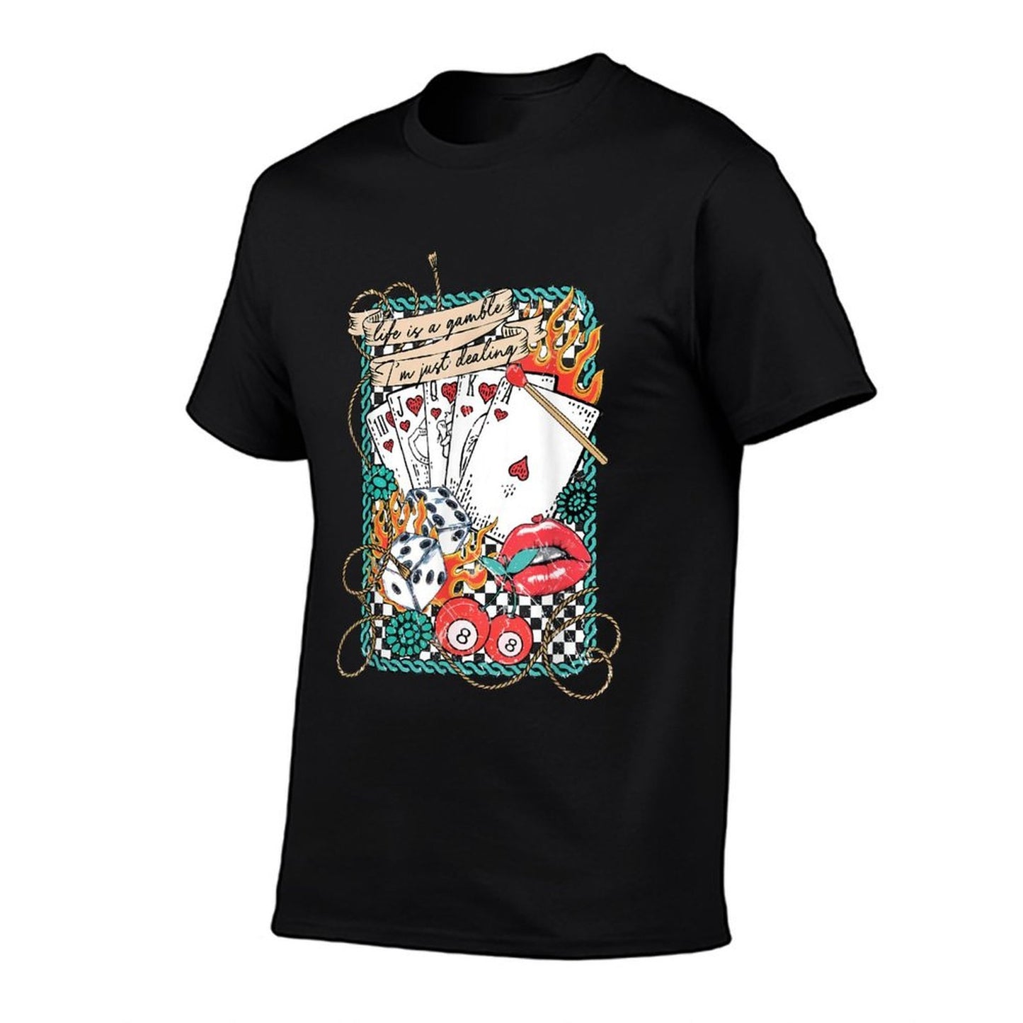 Retro Turquoise Western Country Vintage-inspired T-Shirt