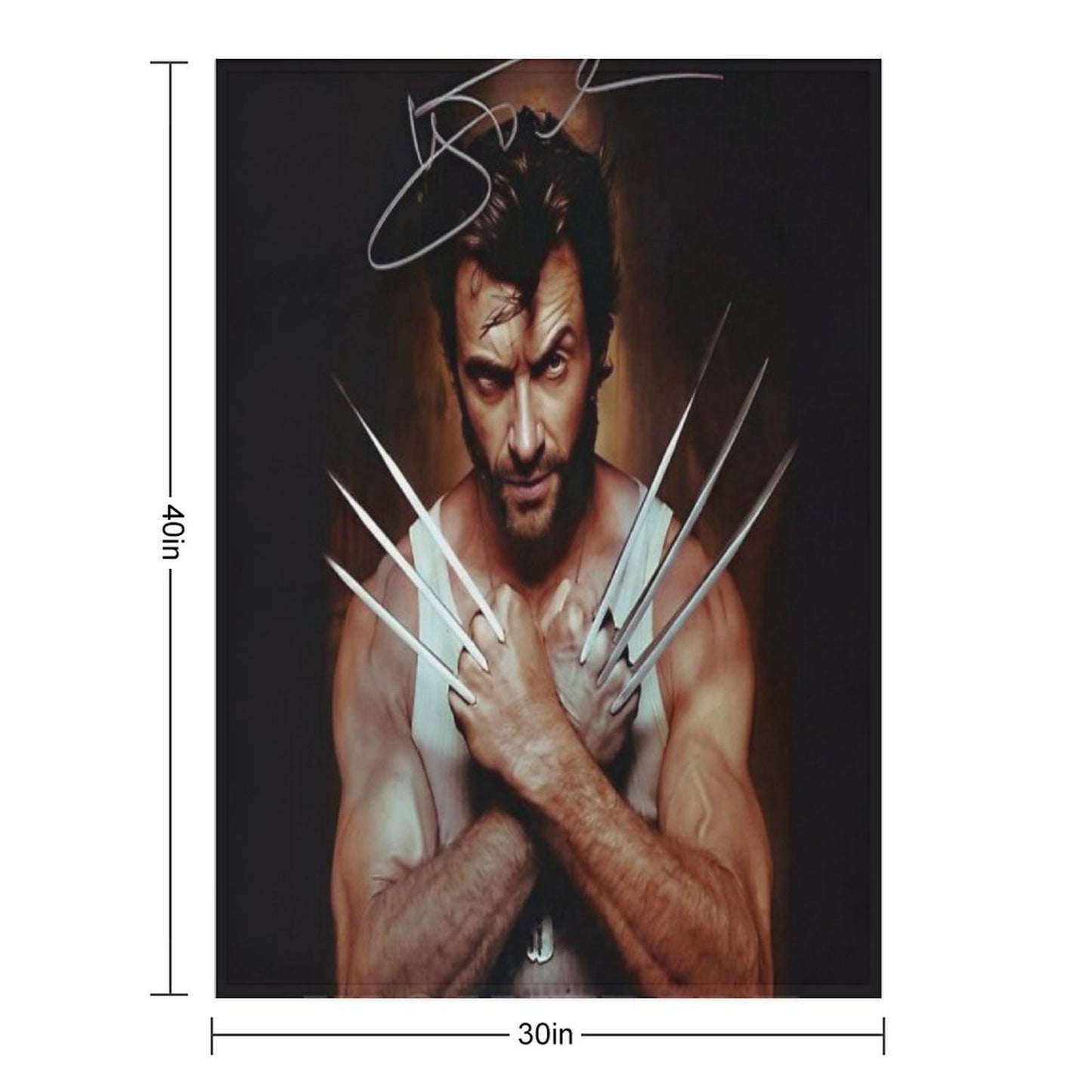 Wolverine Signature Sustainable Throw Blanket
