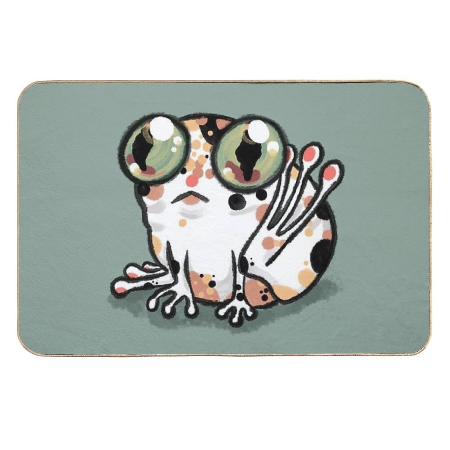 Gigi La Grenouille (frog) Versatile Bath Mat