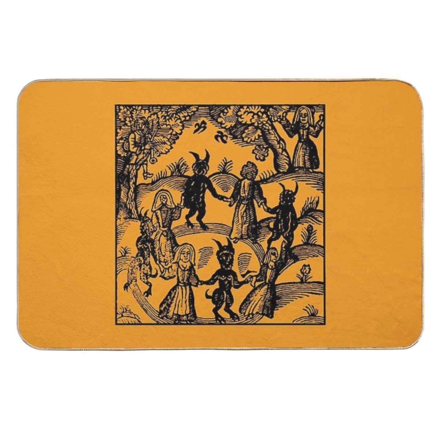 Dance with The Devil Repositionable Bath Mat