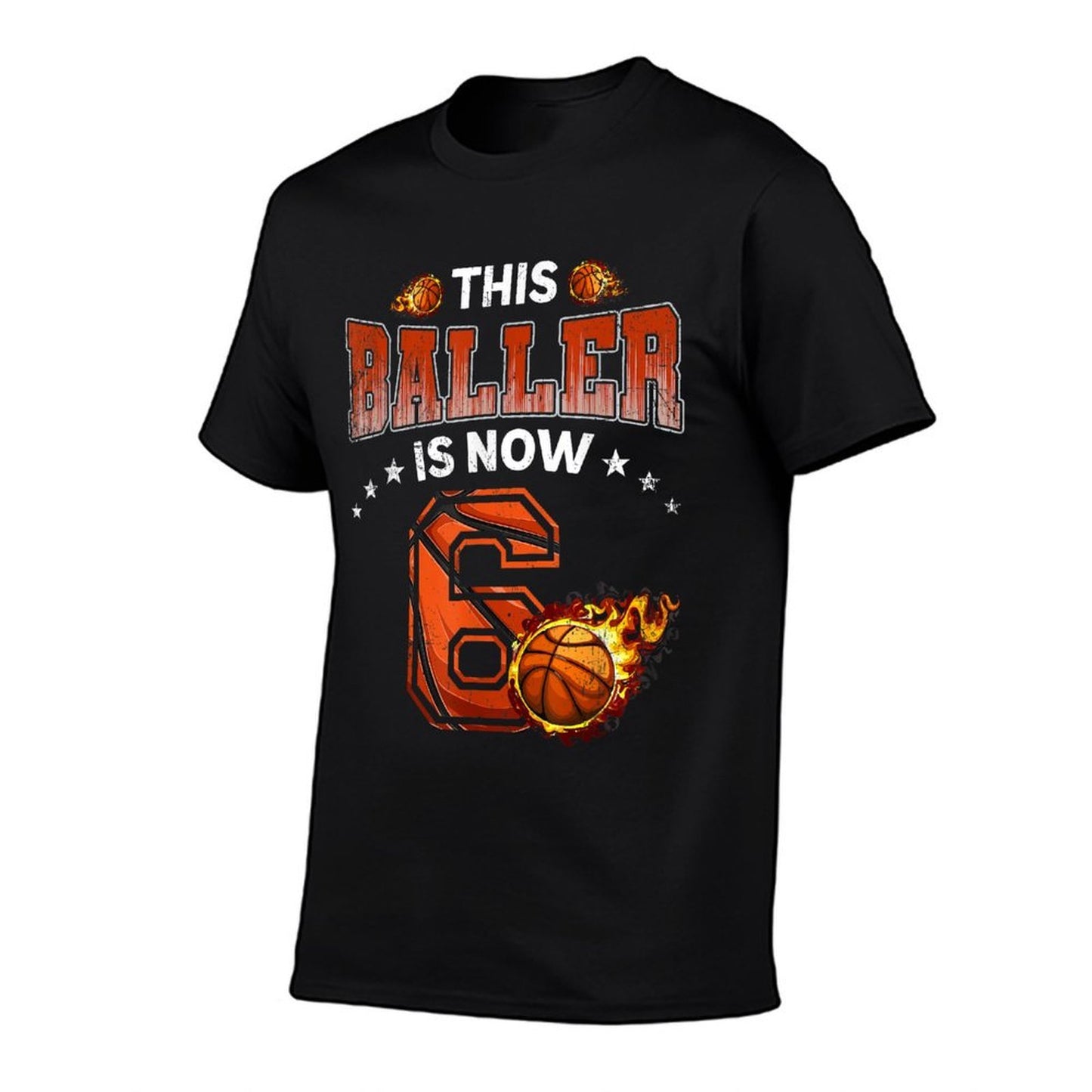 6th Birthday Boys Basketball Player Gifts 6 Years Old Kids Durable T-Shirt