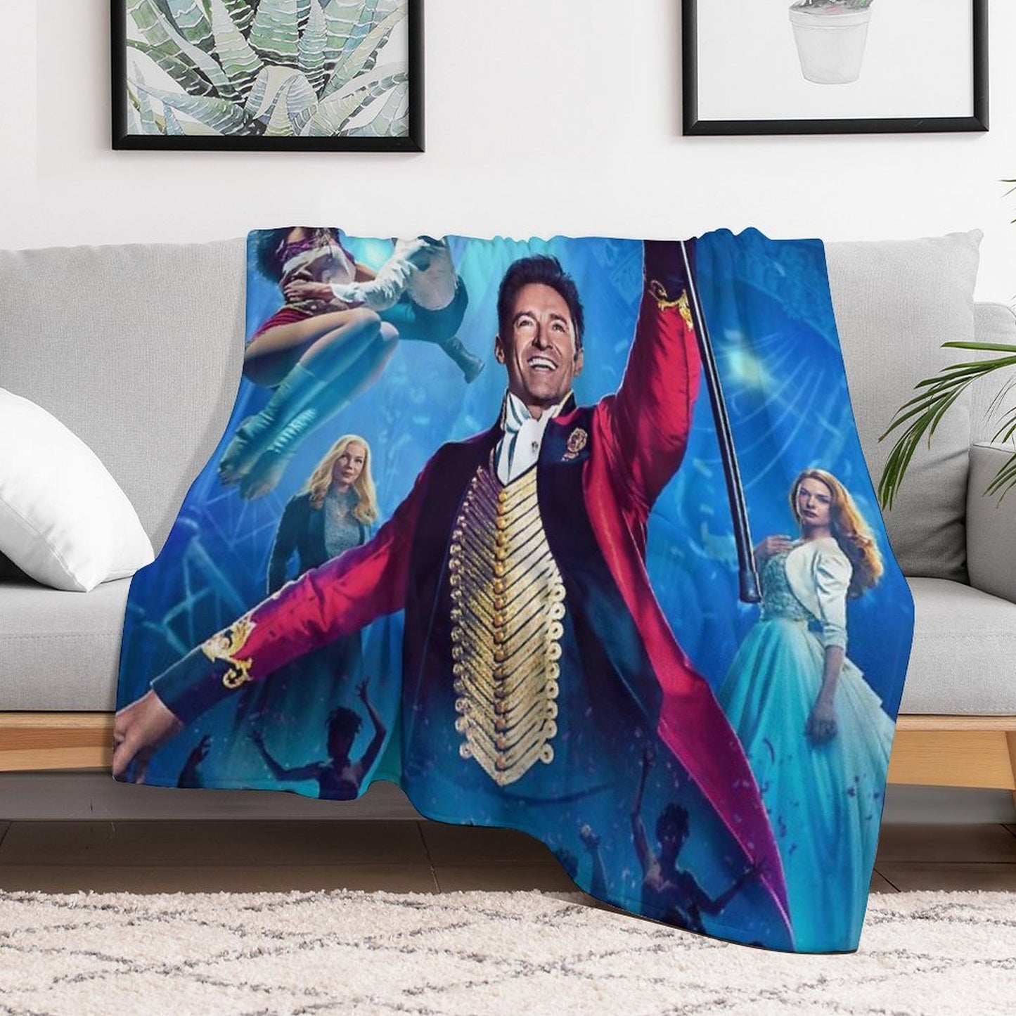 Copy of The Greatest Showman Travel-friendly Throw Blanket