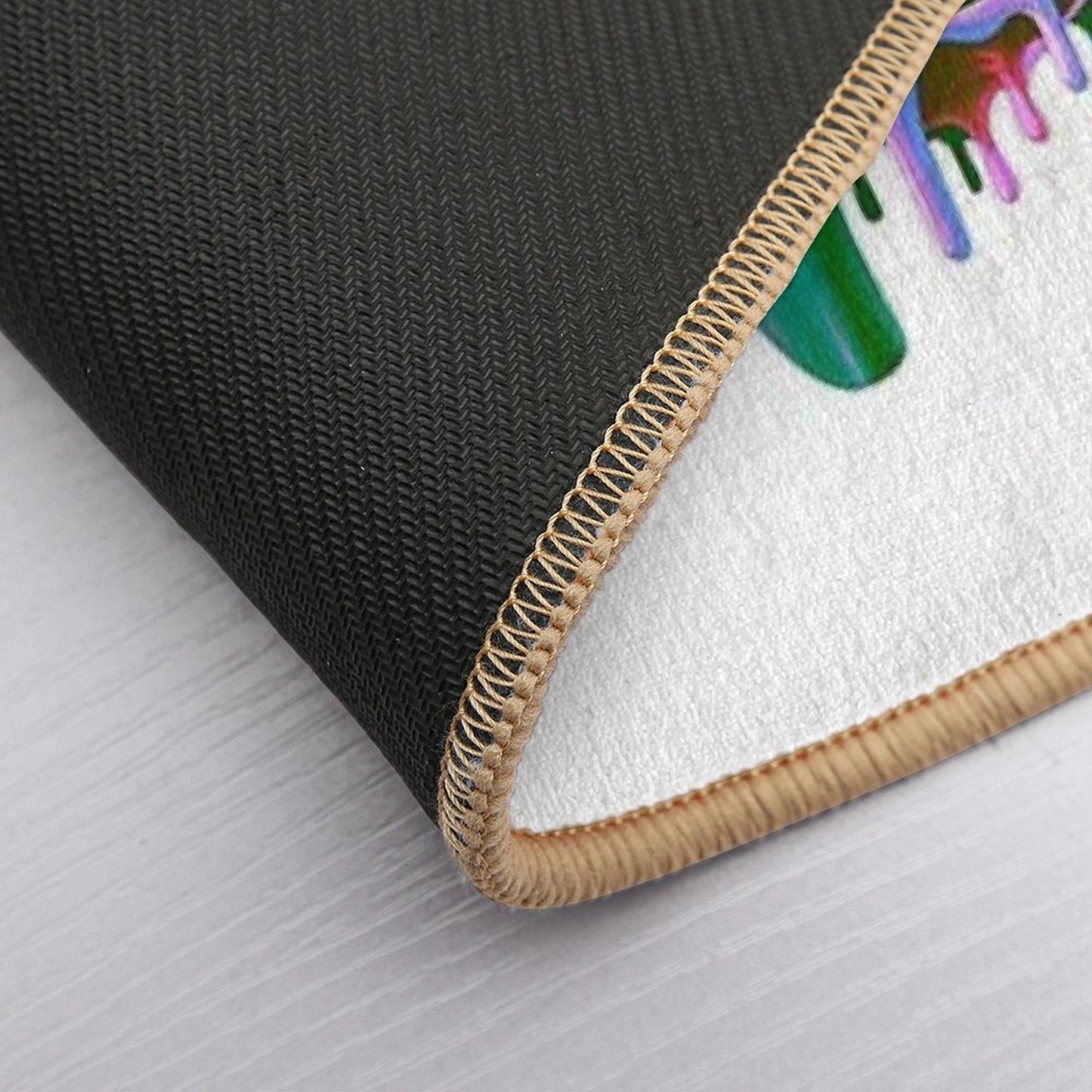 Psychadelic Frog Dripping Versatile Bath Mat