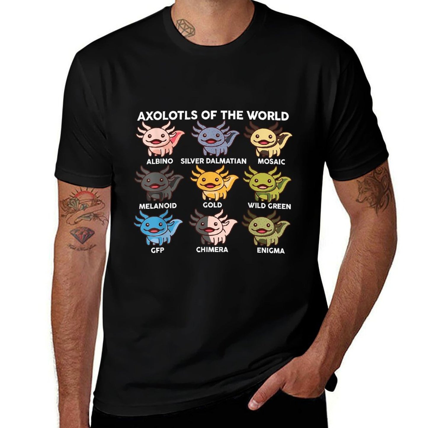 Axolotl-Shirt Axolotl of World Kids Odor-resistant T-Shirt