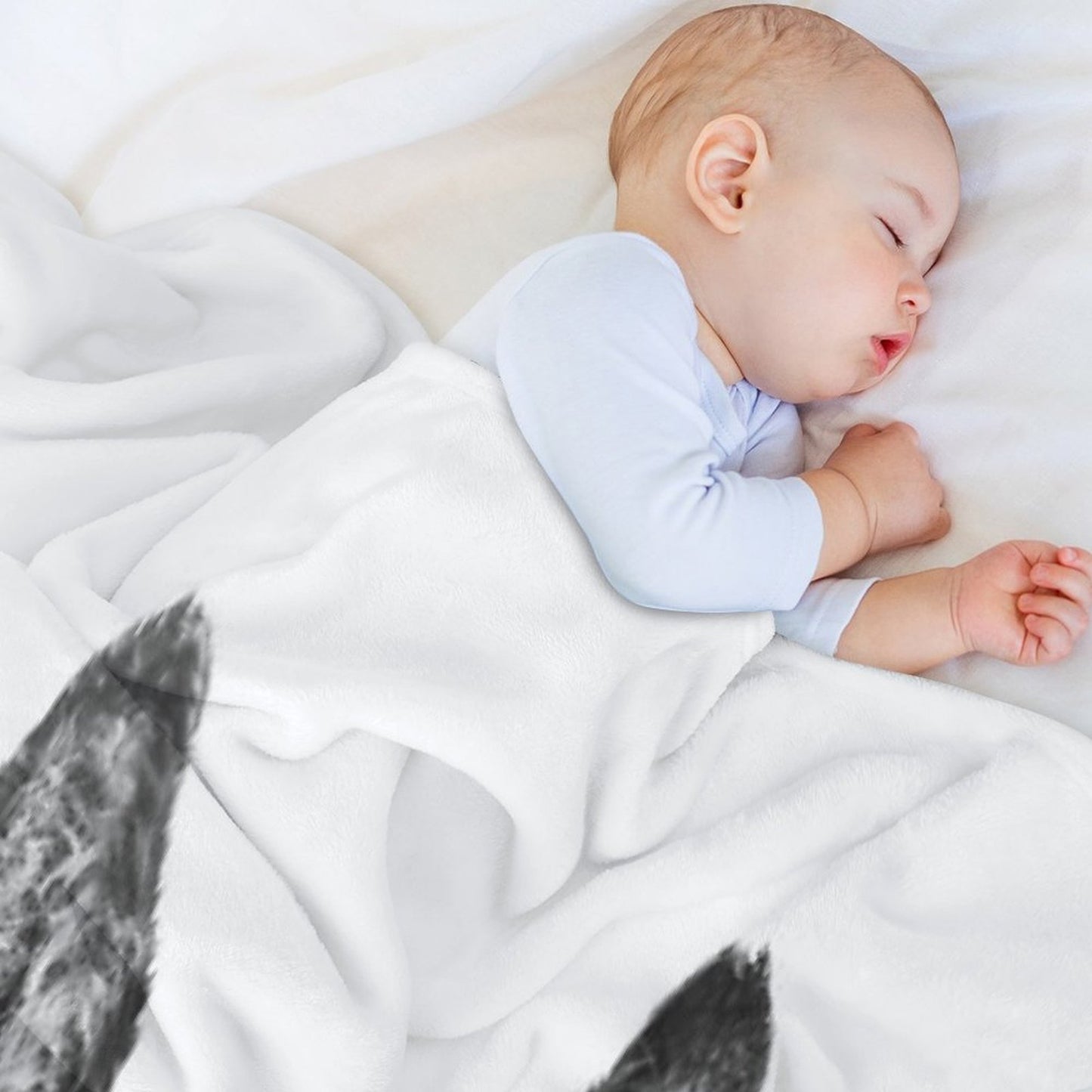 Peeking Donkey Multi-functional Throw Blanket
