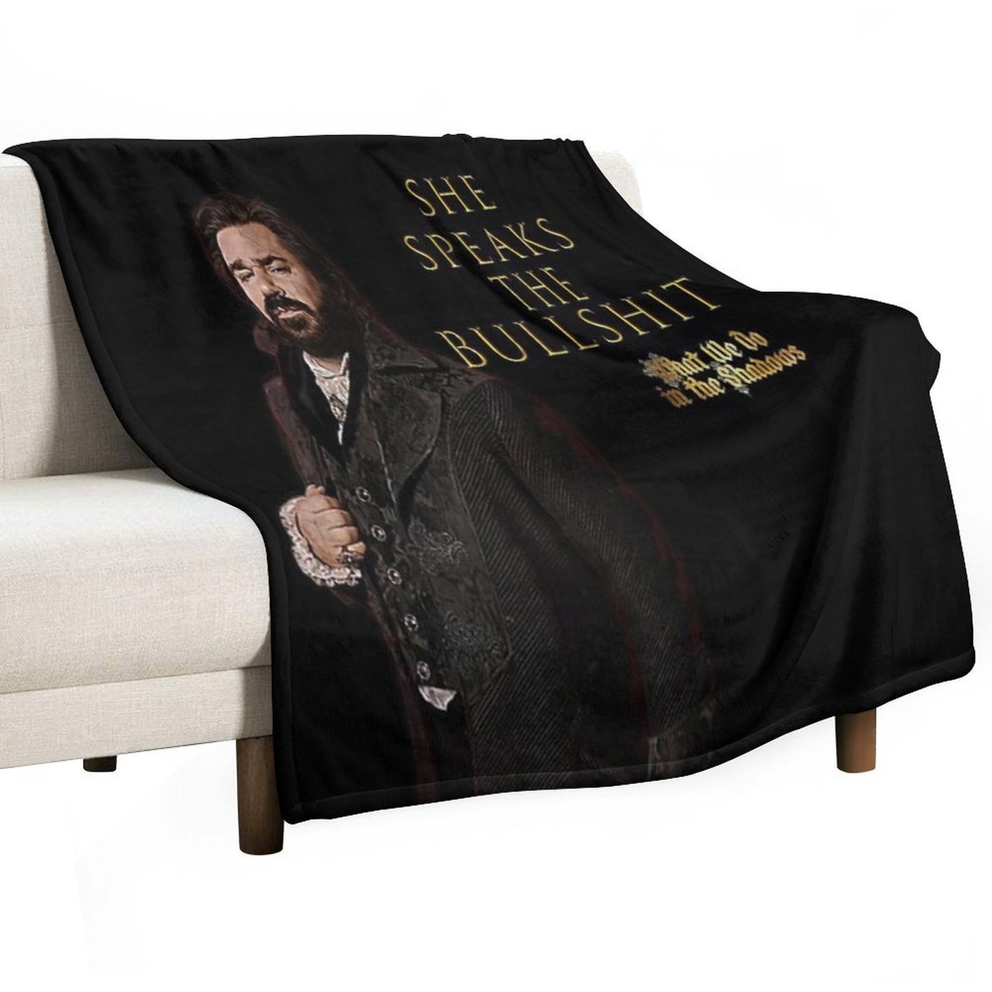 She Speaks The Bullshit - Laszlo Multi-functional Throw Blanket