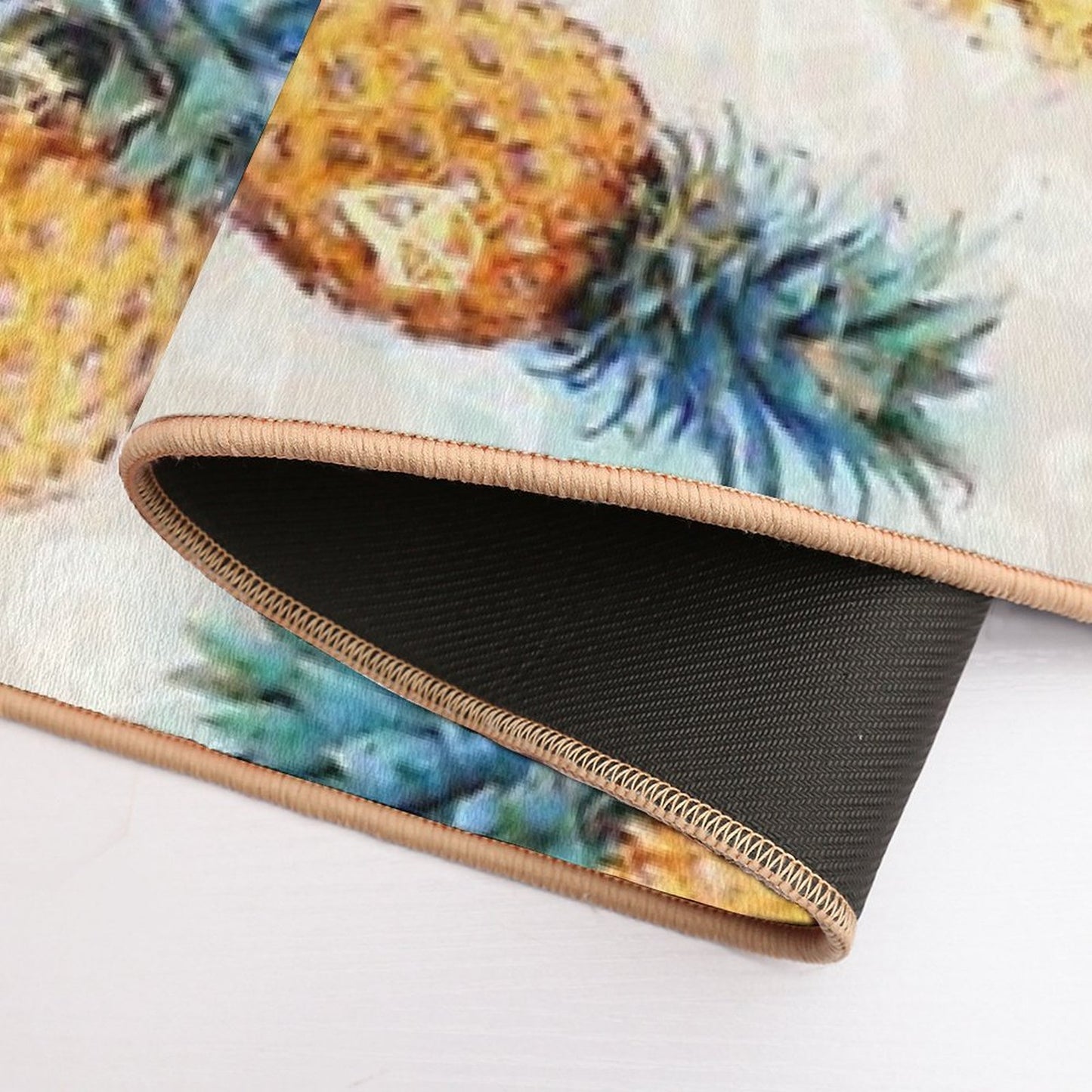 Pineapples + Crystals Pet-Safe Bath Mat