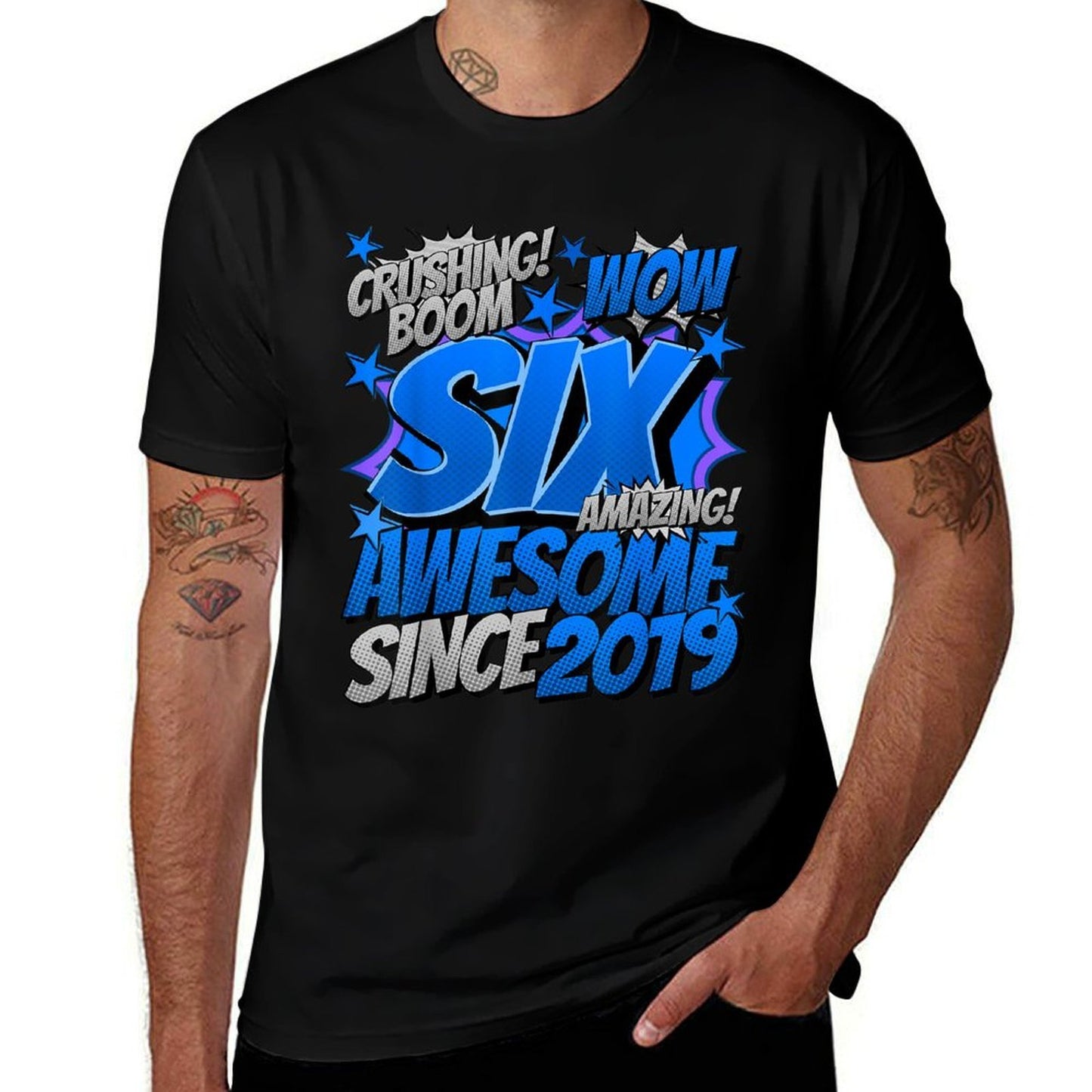 6 Year Old Gifts For Boys 6th Birthday Boy 6 Year Old Boy Vintage-inspired T-Shirt