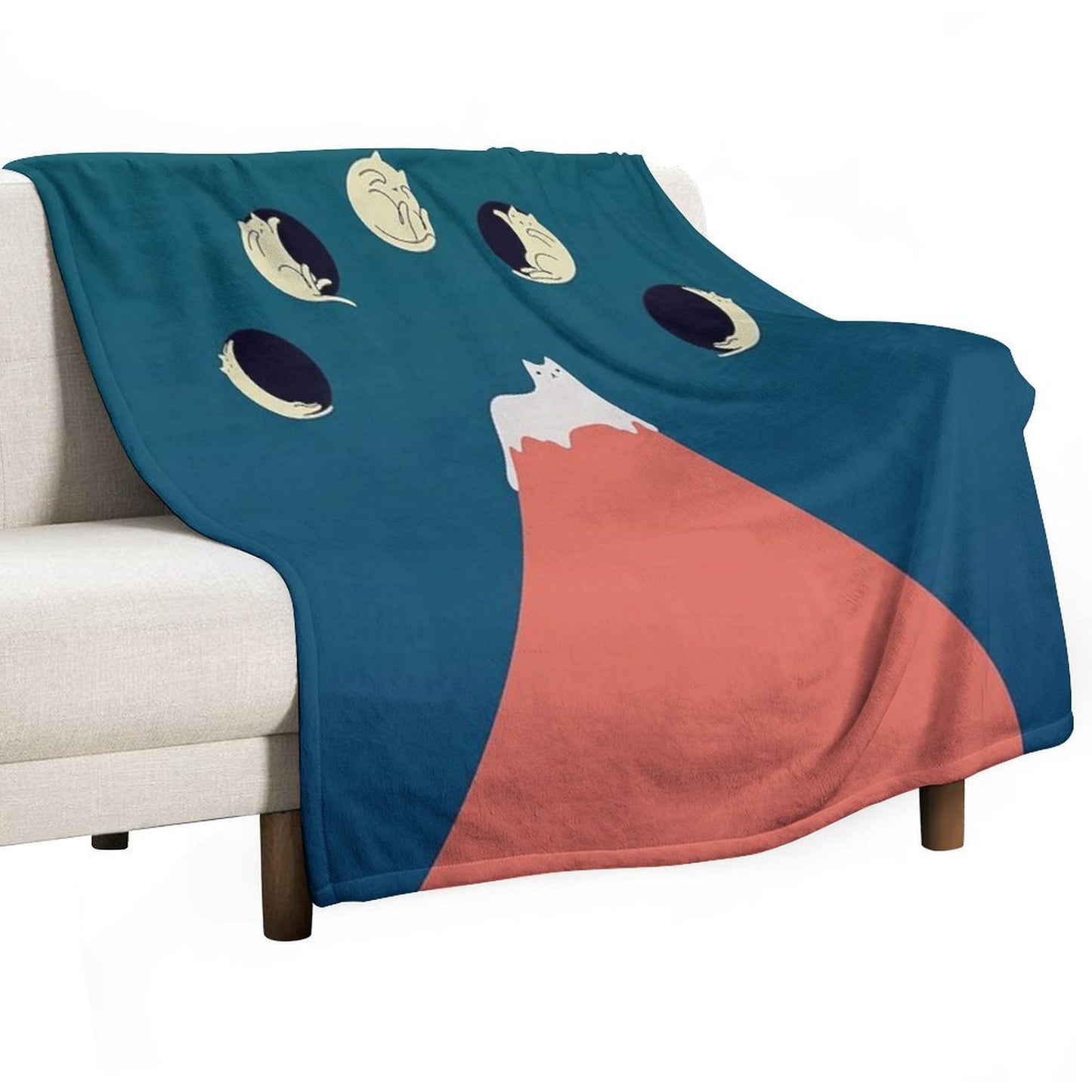 Cat Landscape 88 Gift-ready Throw Blanket