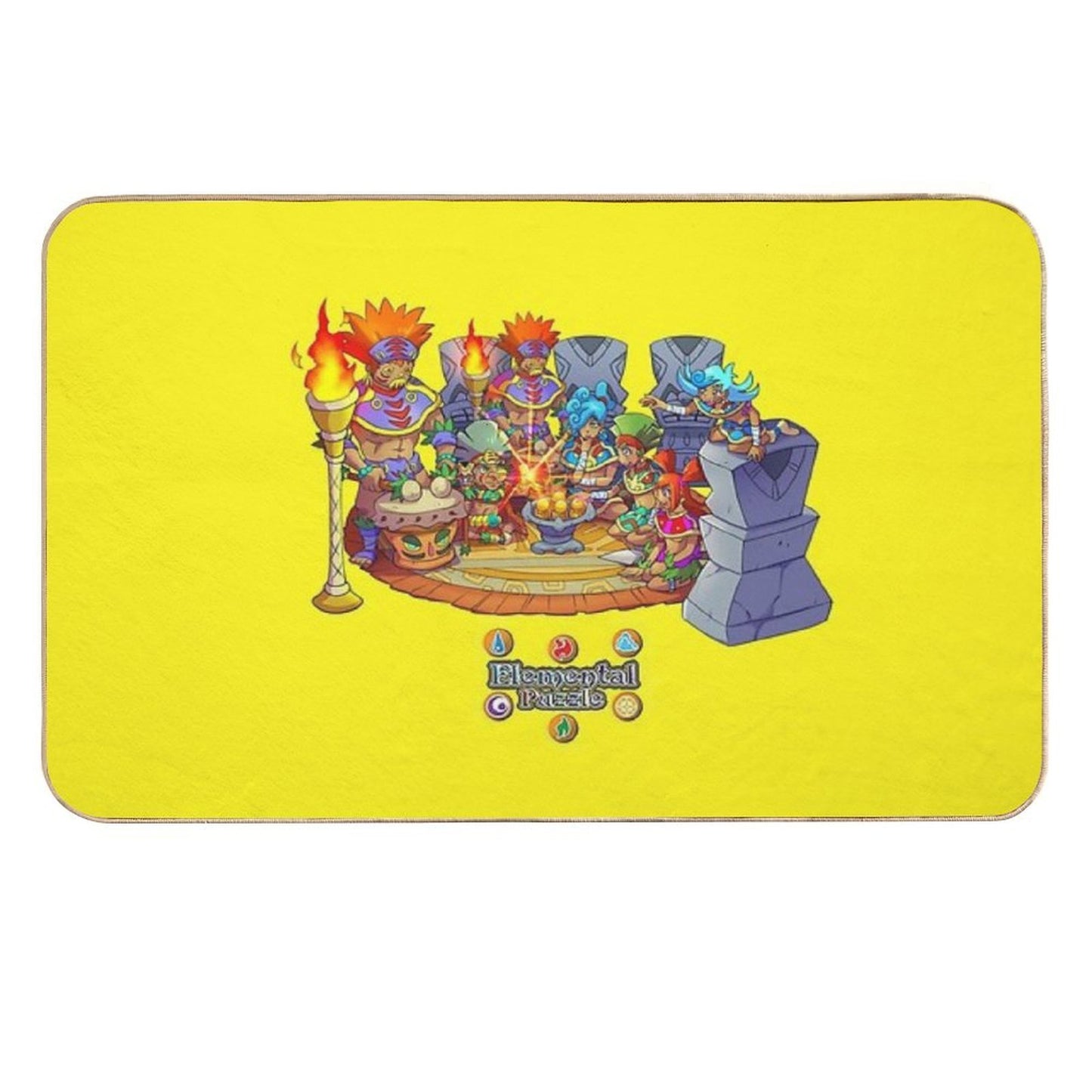 The Power of Shamanic Globes! Non-Slip Bath Mat