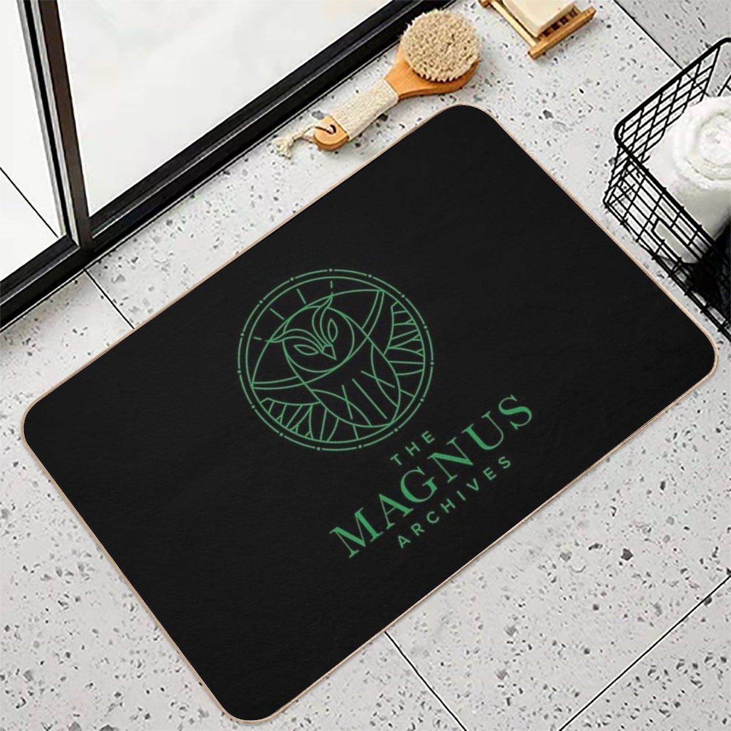 All Seeing Owl Absorbent Bath Mat