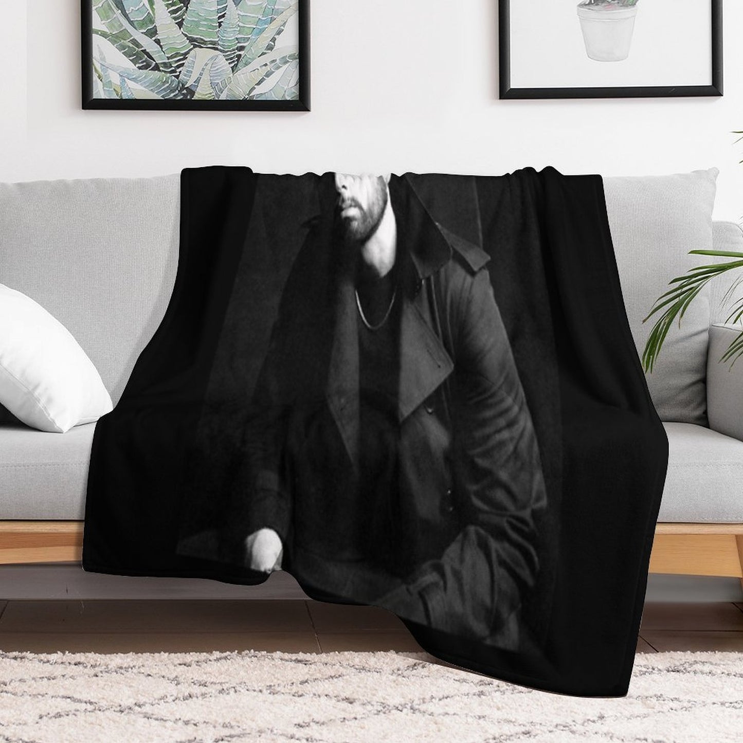 Eminem Machine-washable Throw Blanket