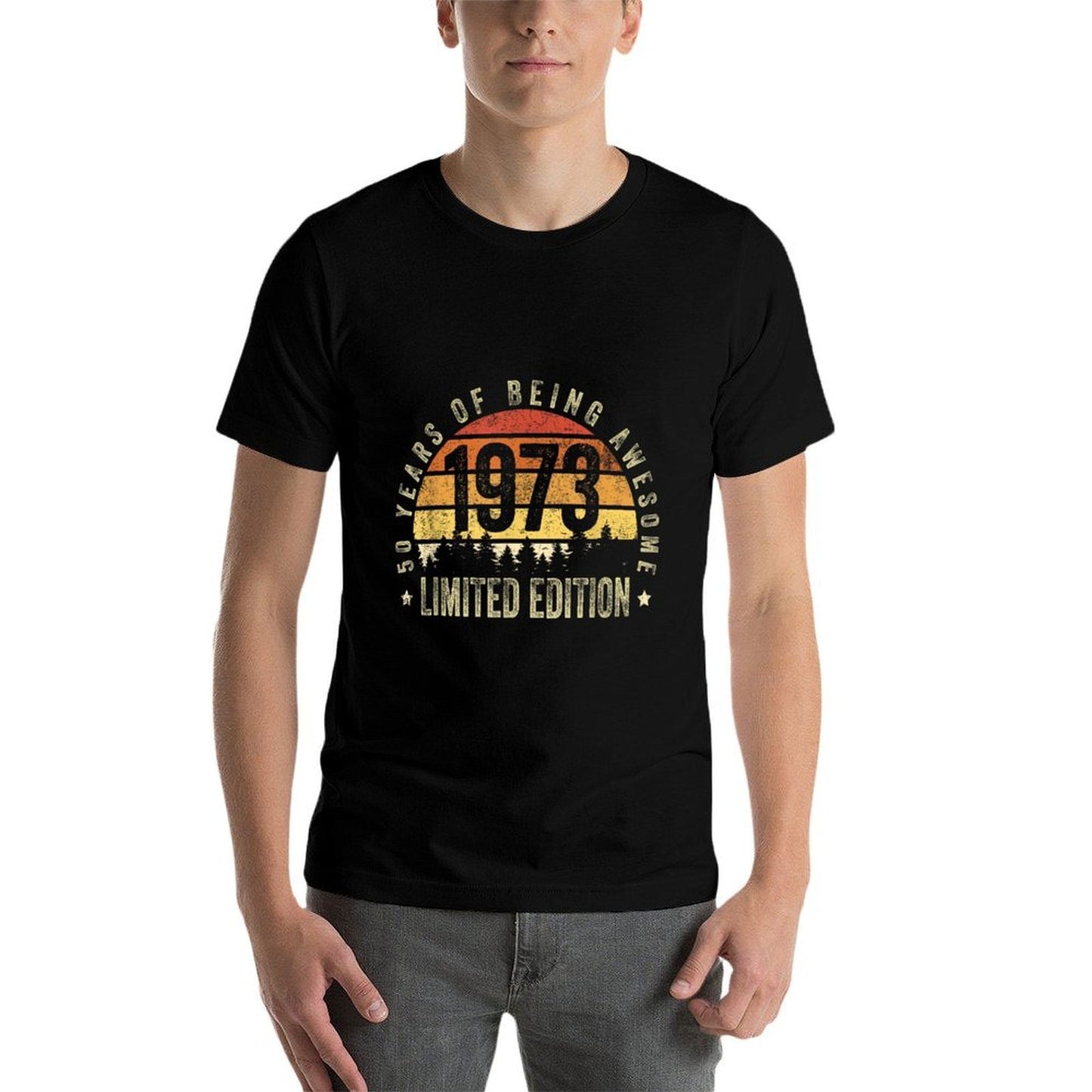 50 Year Old Gifts Vintage 1973 Limited Edition 50th Birthday Odor-resistant T-Shirt