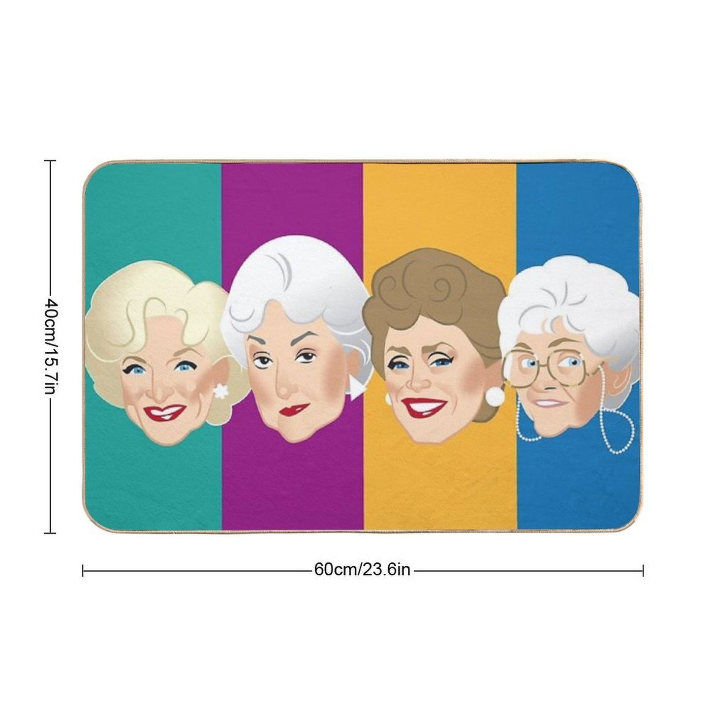 Pals & Confidants Non-Slip Bath Mat
