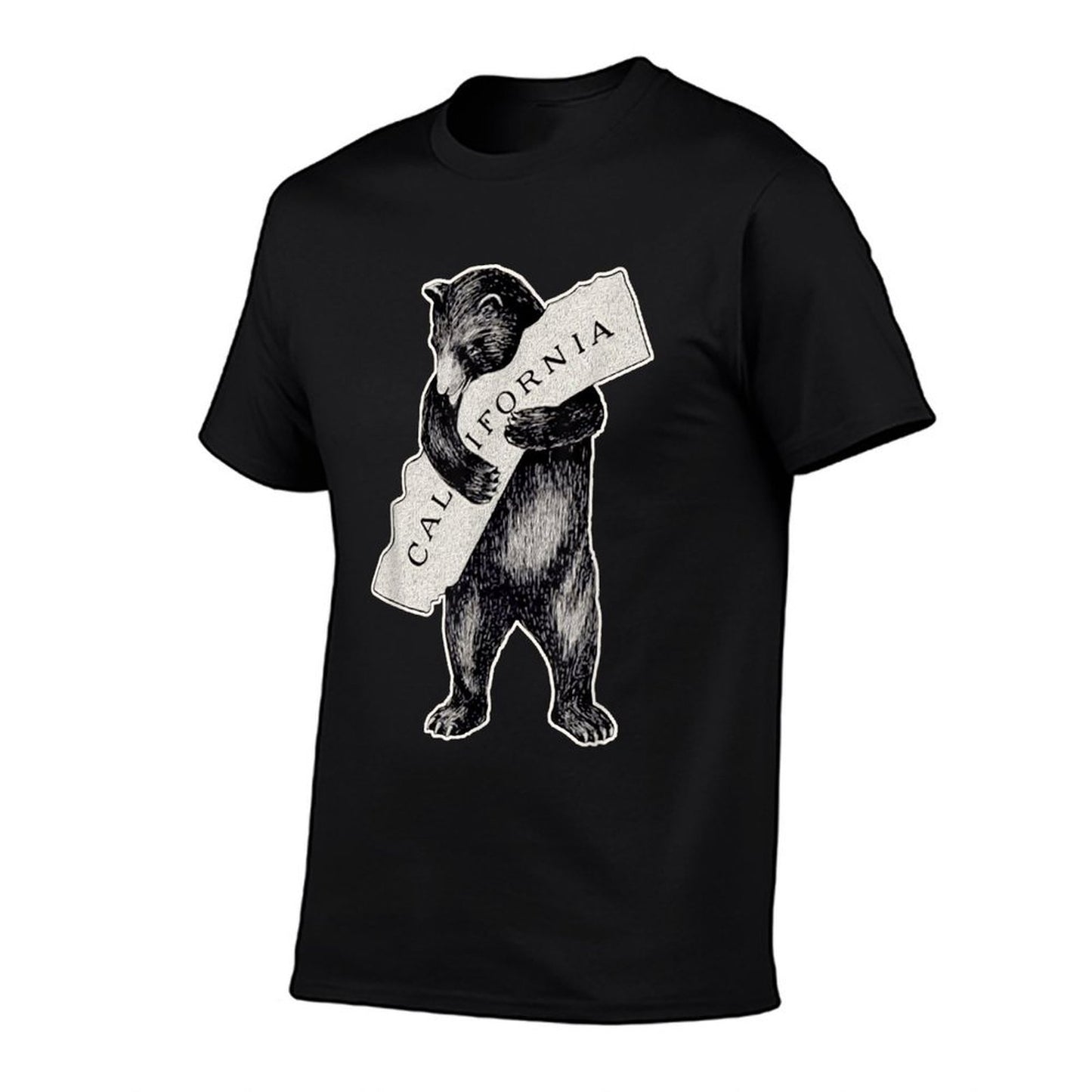 I Love California Art-Retro Vintage Cali Pride Bear Stretchy T-Shirt