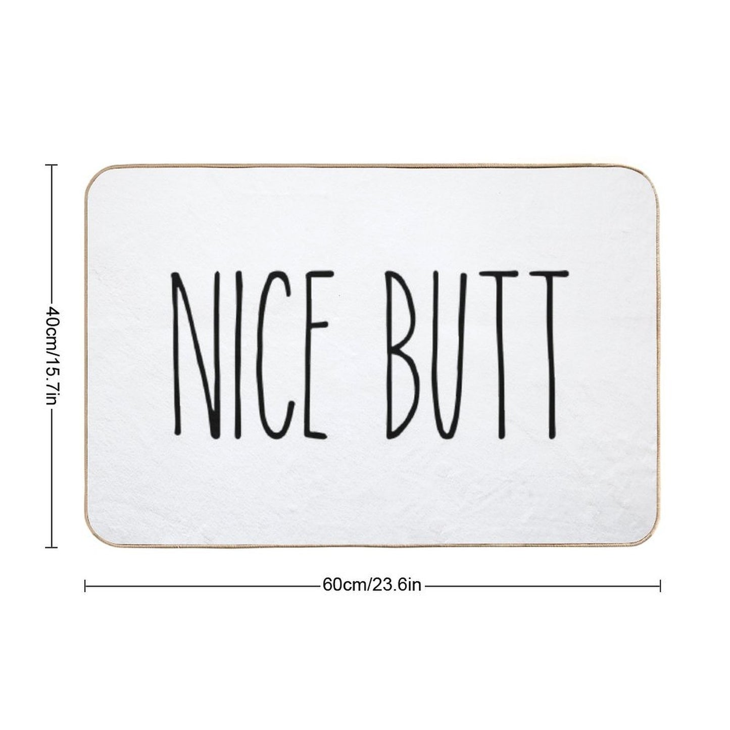 Nice Butt Odorless Bath Mat