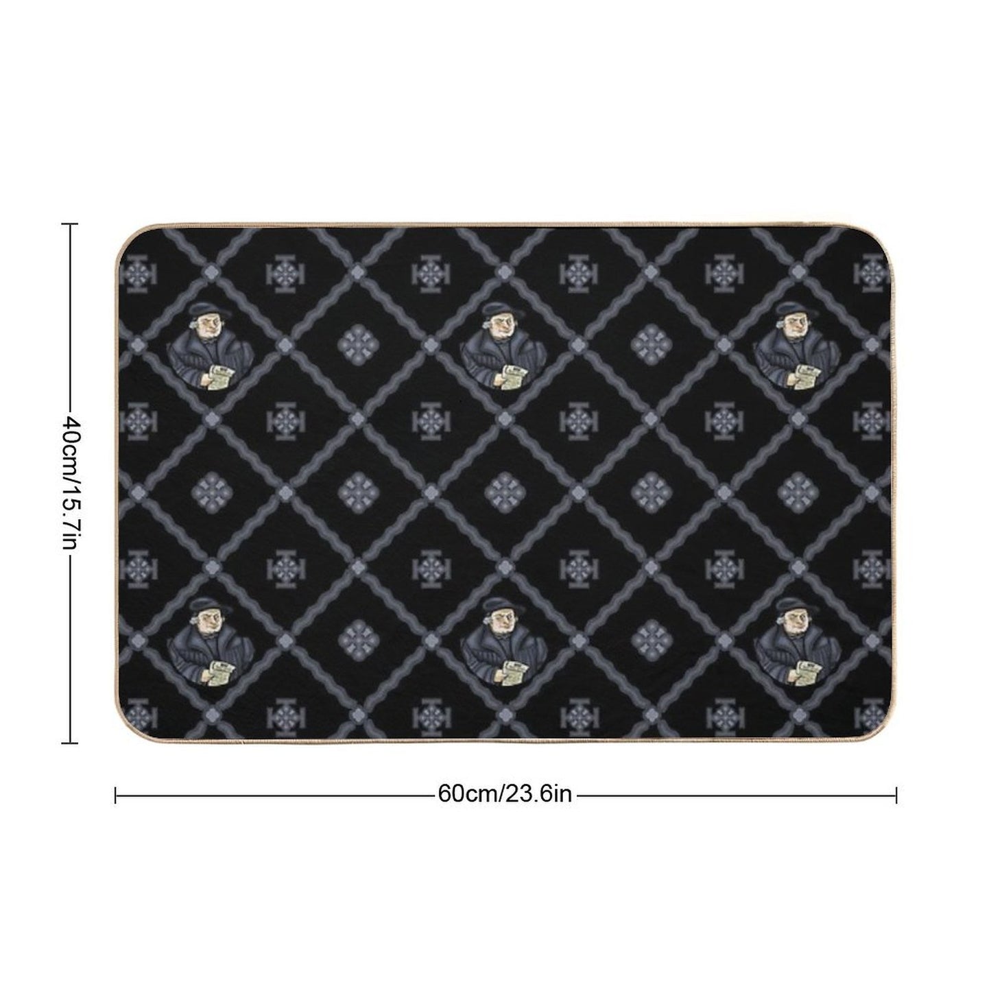 Martin Luther Absorbent Bath Mat
