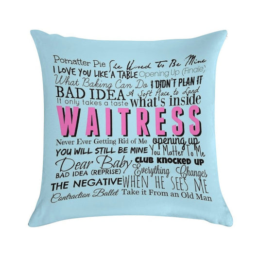 Waitress Original Cast Recording Soft Washable Throw Pillow