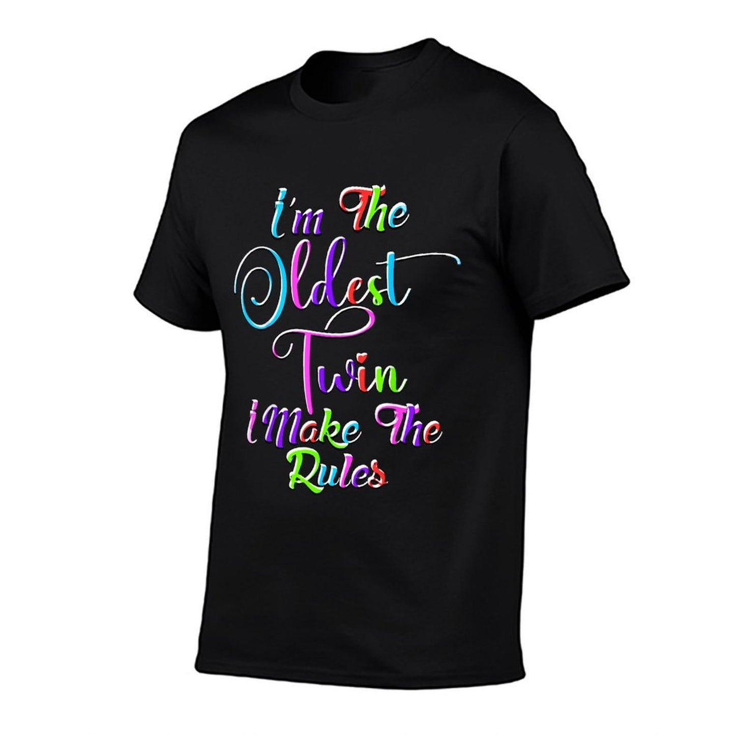 Oldest Twin Birthday Sibling Funny Twins Matching Easy-care T-Shirt