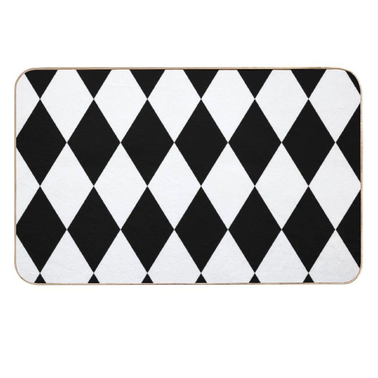 Harlequin Diamonds Anti-Trip Bath Mat