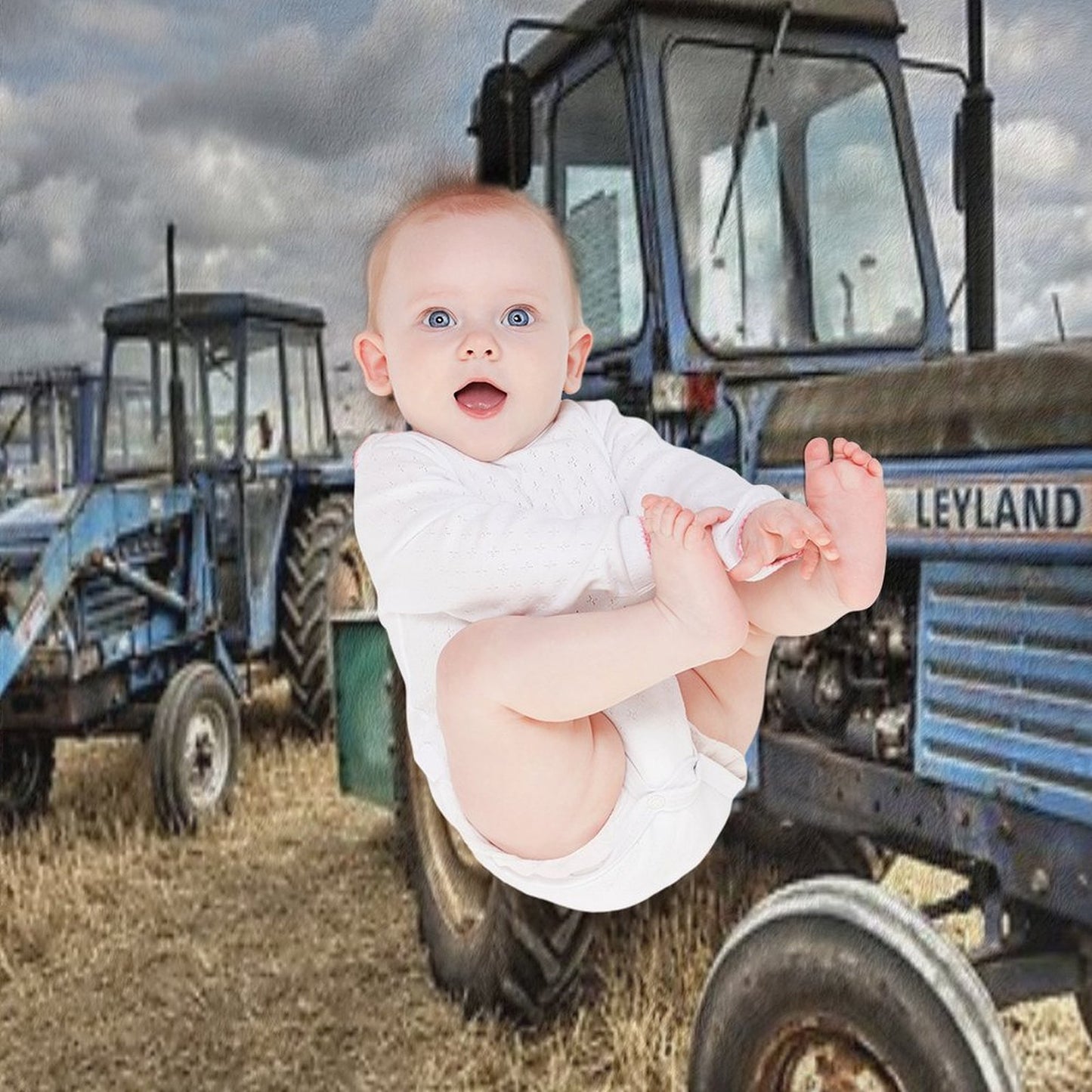 Leyland Tractors Quick-dry Throw Blanket