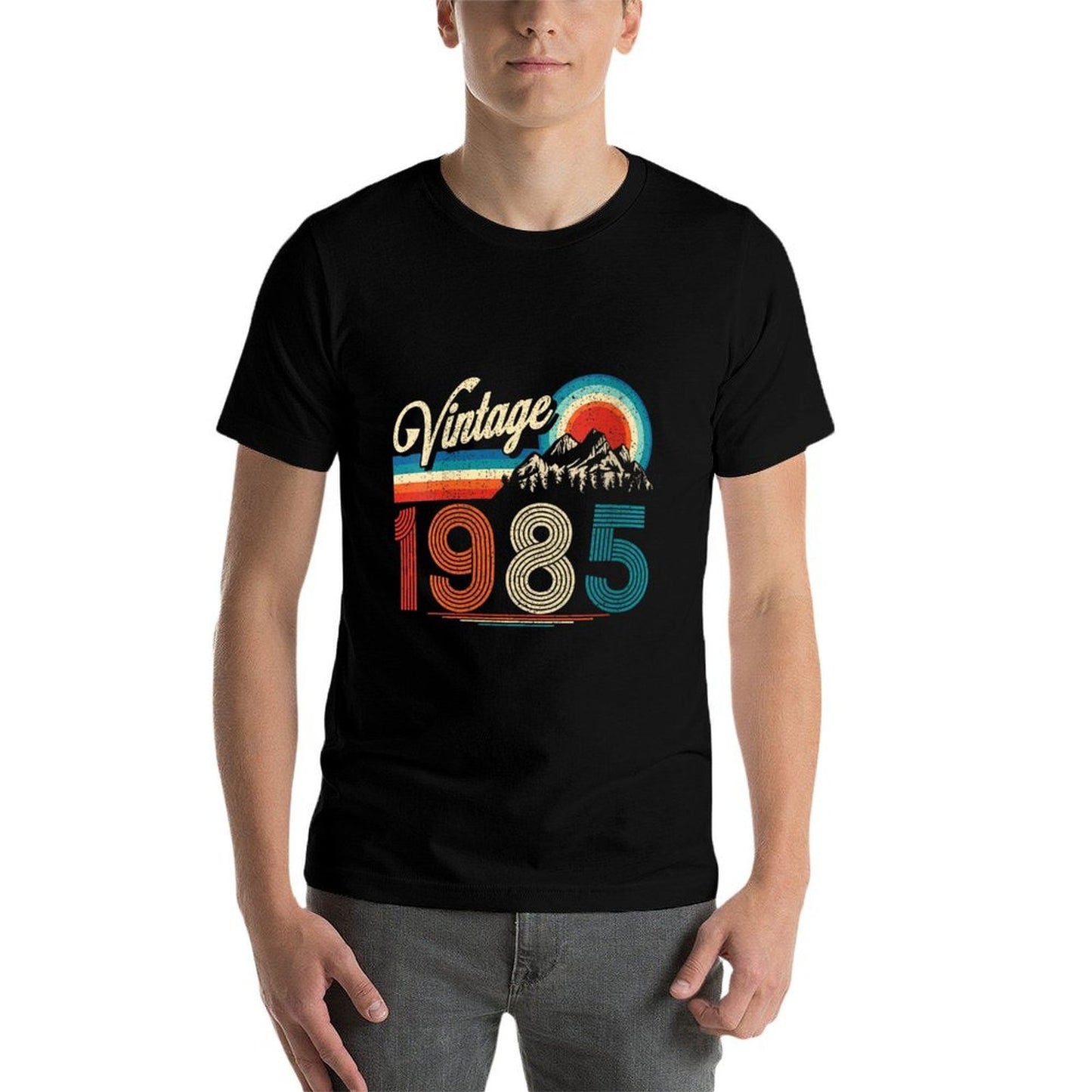 Womens Vintage Born In 1985 Retro 40th Birthday Gifts 40 Years Old Classic T-Shirt