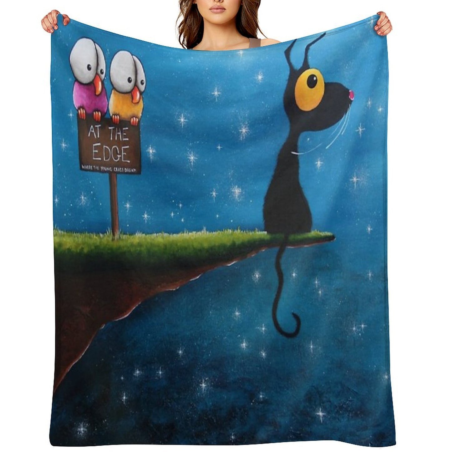 At The Edge Travel-friendly Throw Blanket