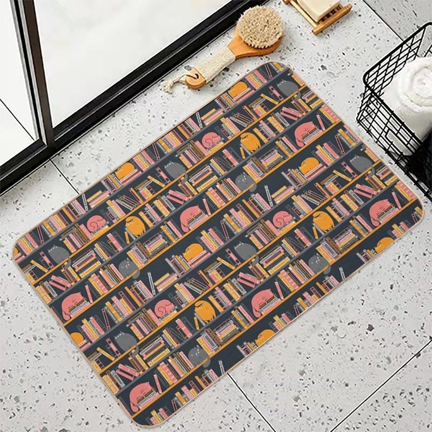 Cat Library Pet-Safe Bath Mat