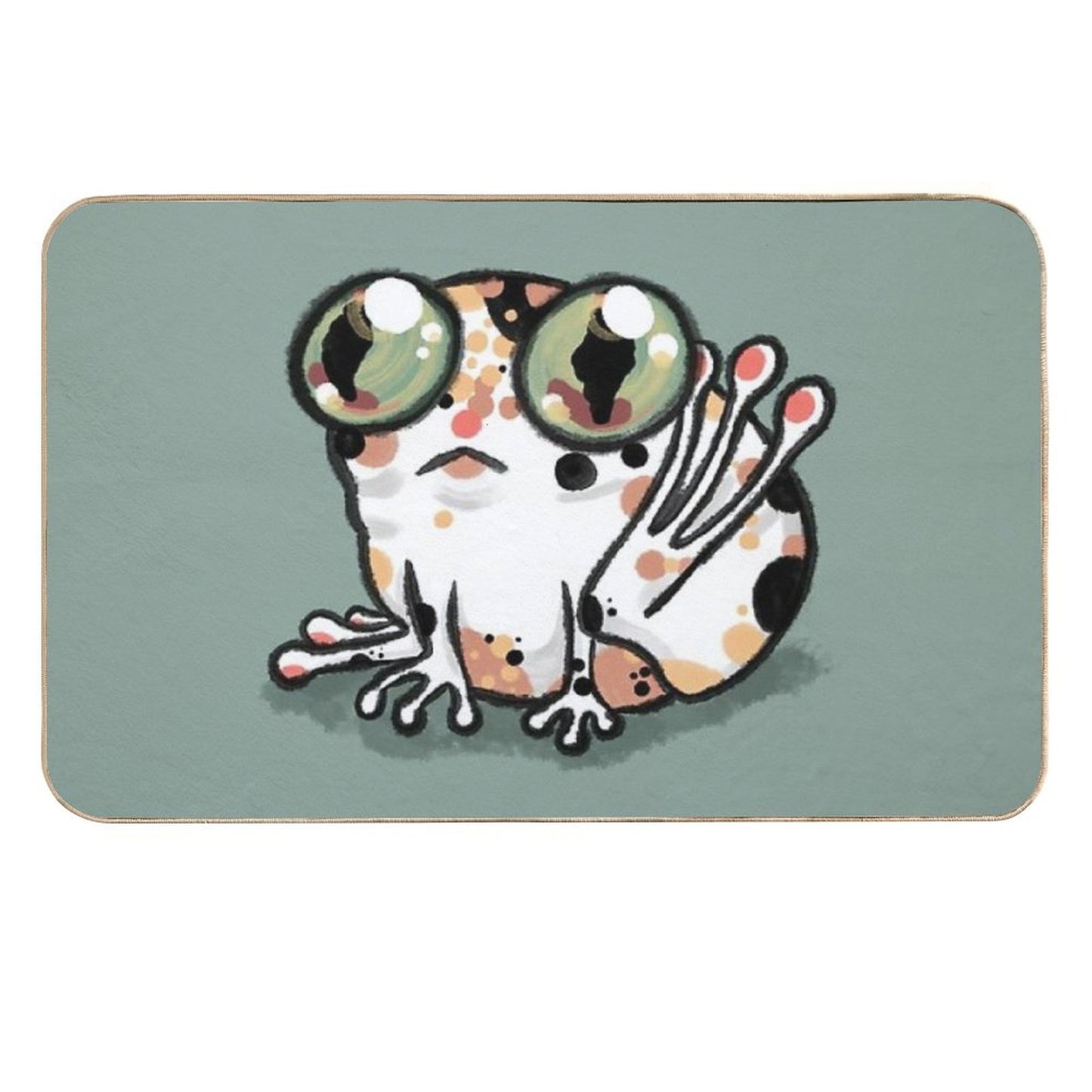 Gigi La Grenouille (frog) Versatile Bath Mat