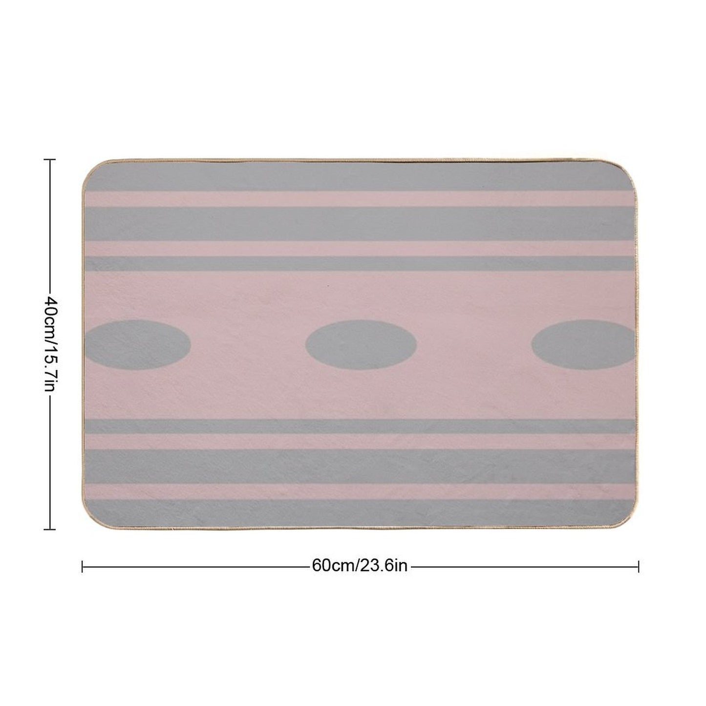 Retro Colors Odorless Bath Mat