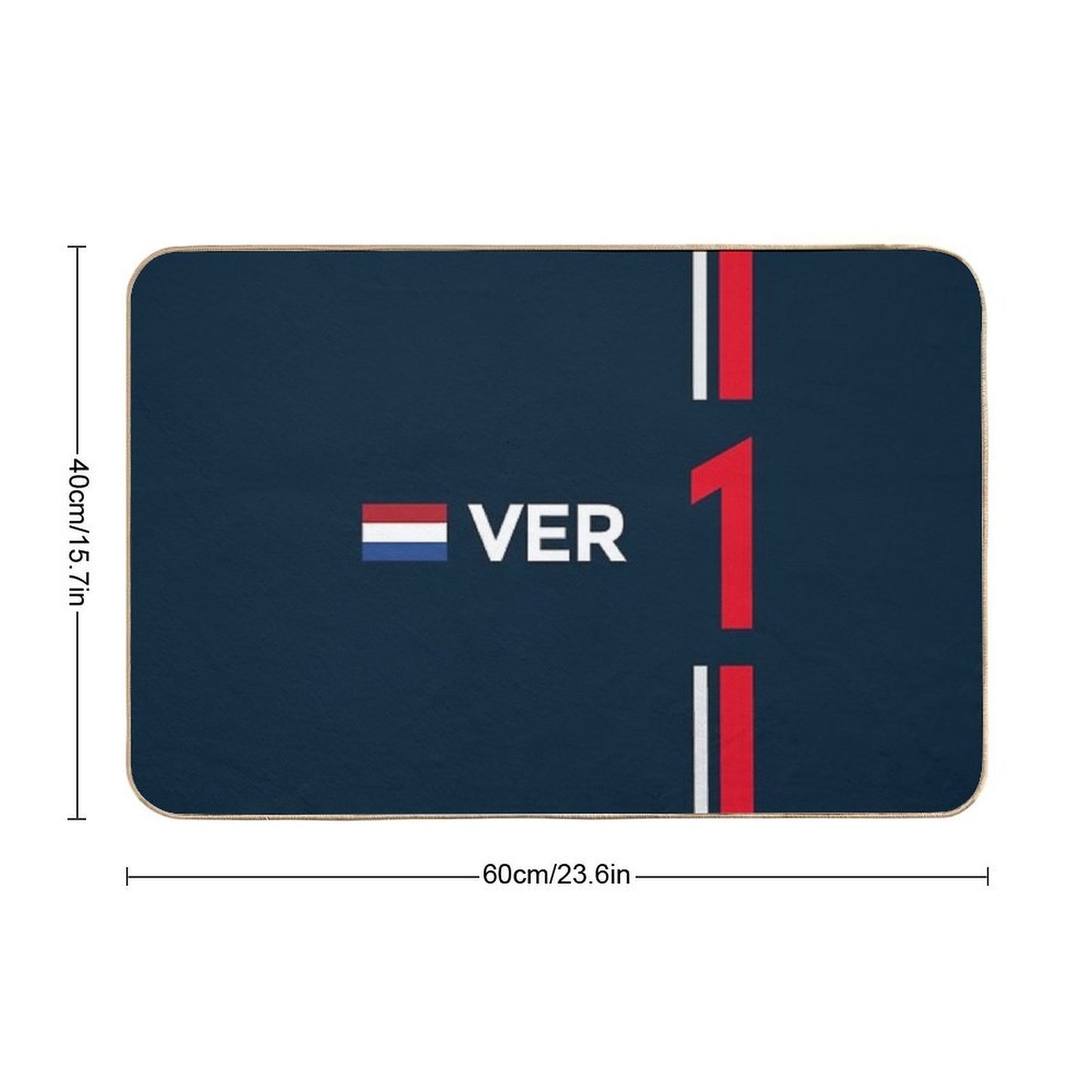 F1 2022 - #1 Verstappen Easy Maintenance Bath Mat