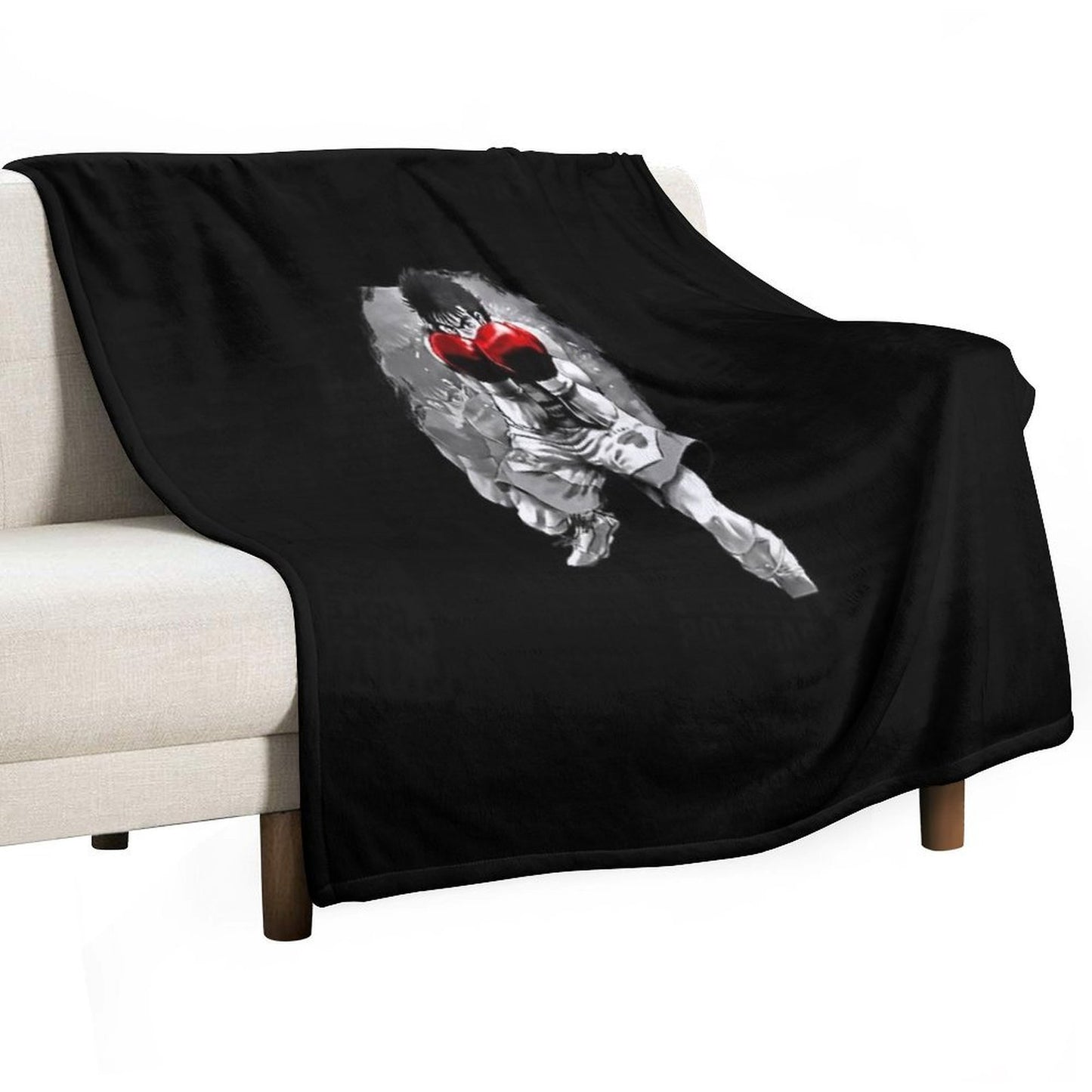 Hajime No Ippo Fanart Classic Tshirt Anti-pilling Throw Blanket