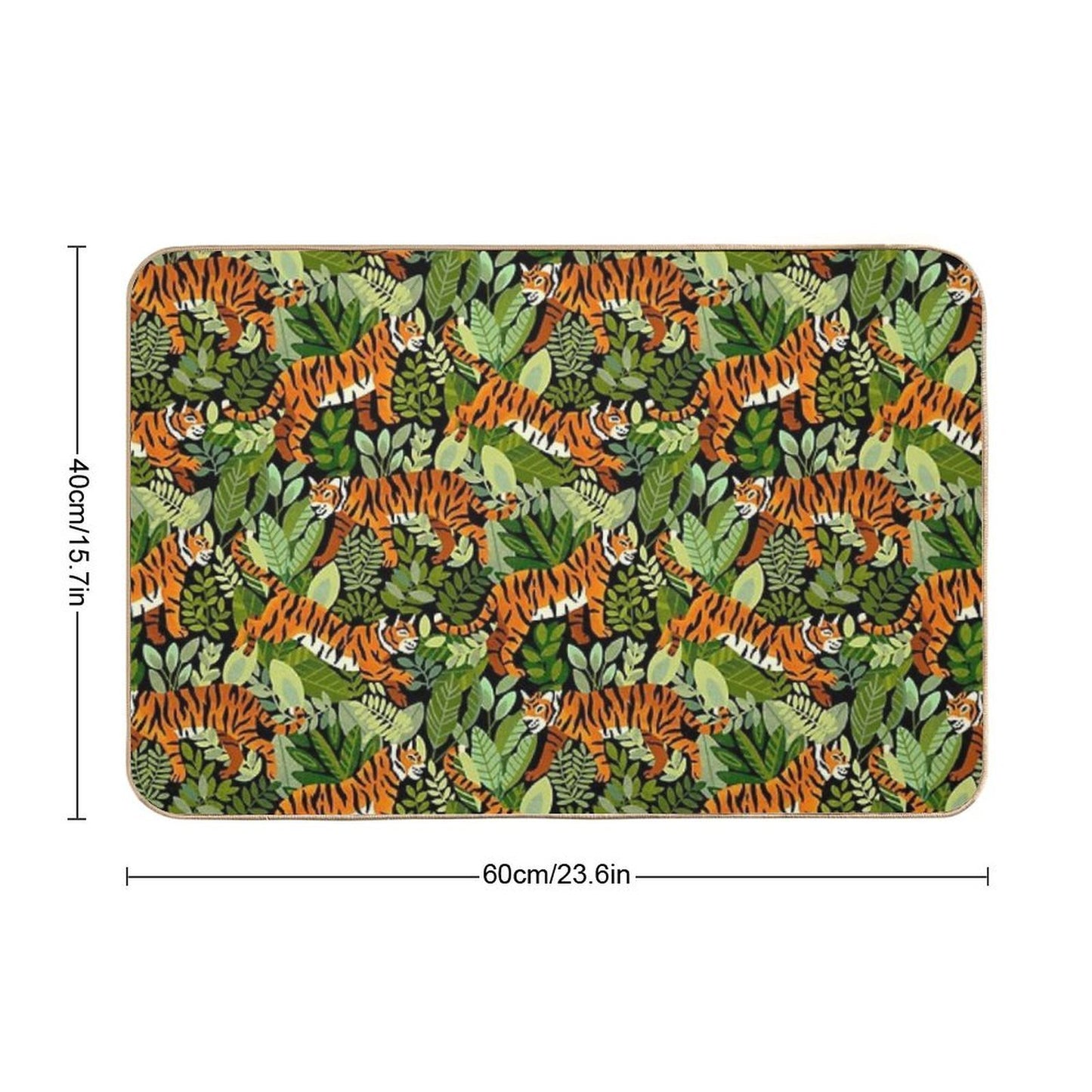 Bengal Tiger Jungle Anti-Trip Bath Mat