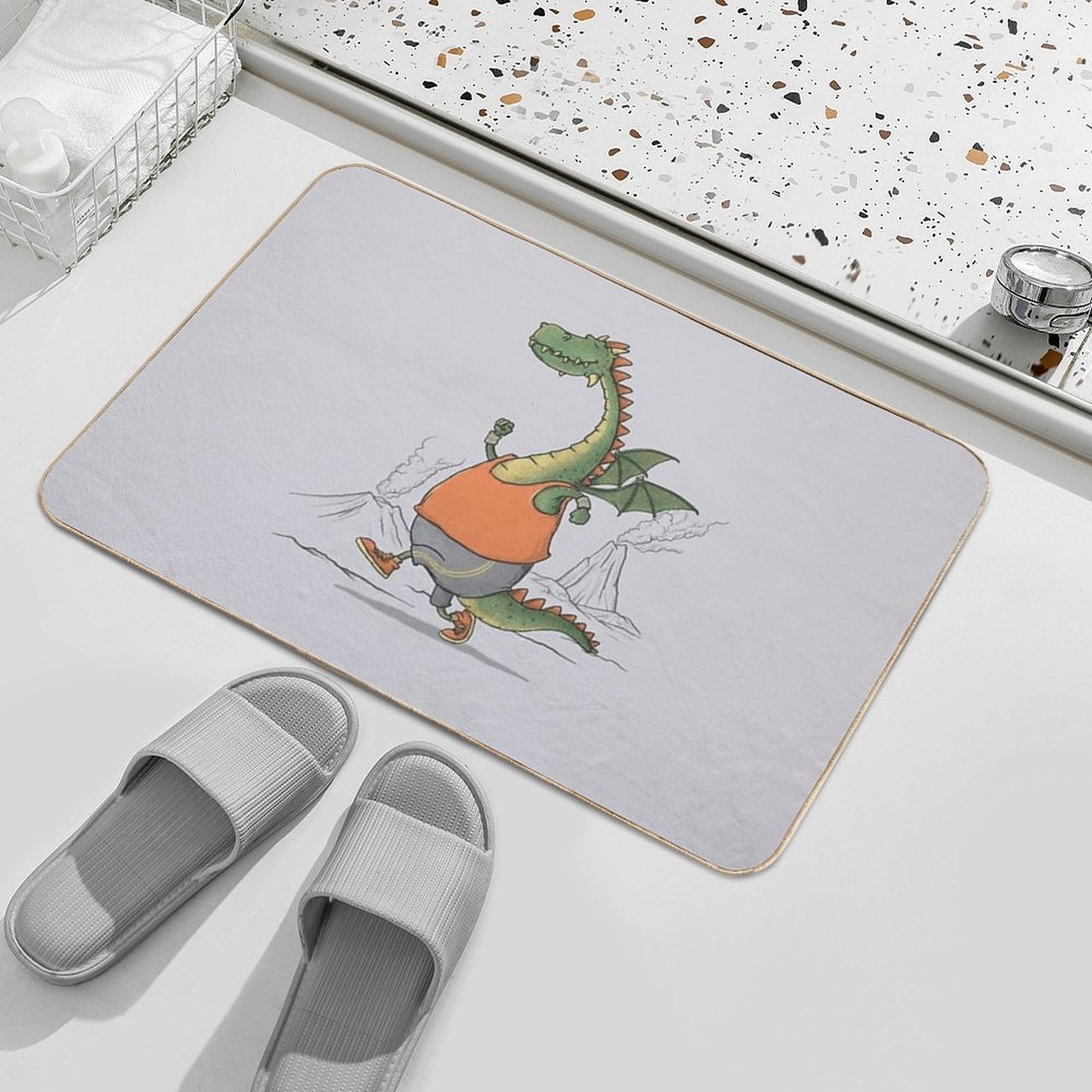 Morning Run Anti-Trip Bath Mat