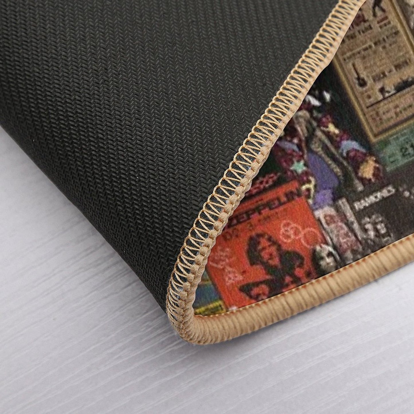 Rock N' Roll Stories II Fade-Resistant Bath Mat